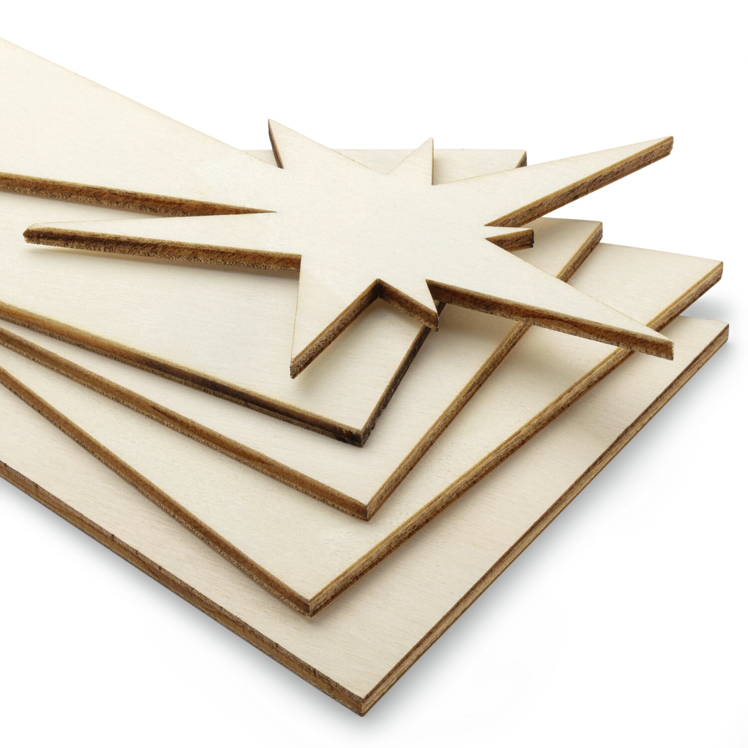 Wooden motif for decoration strip