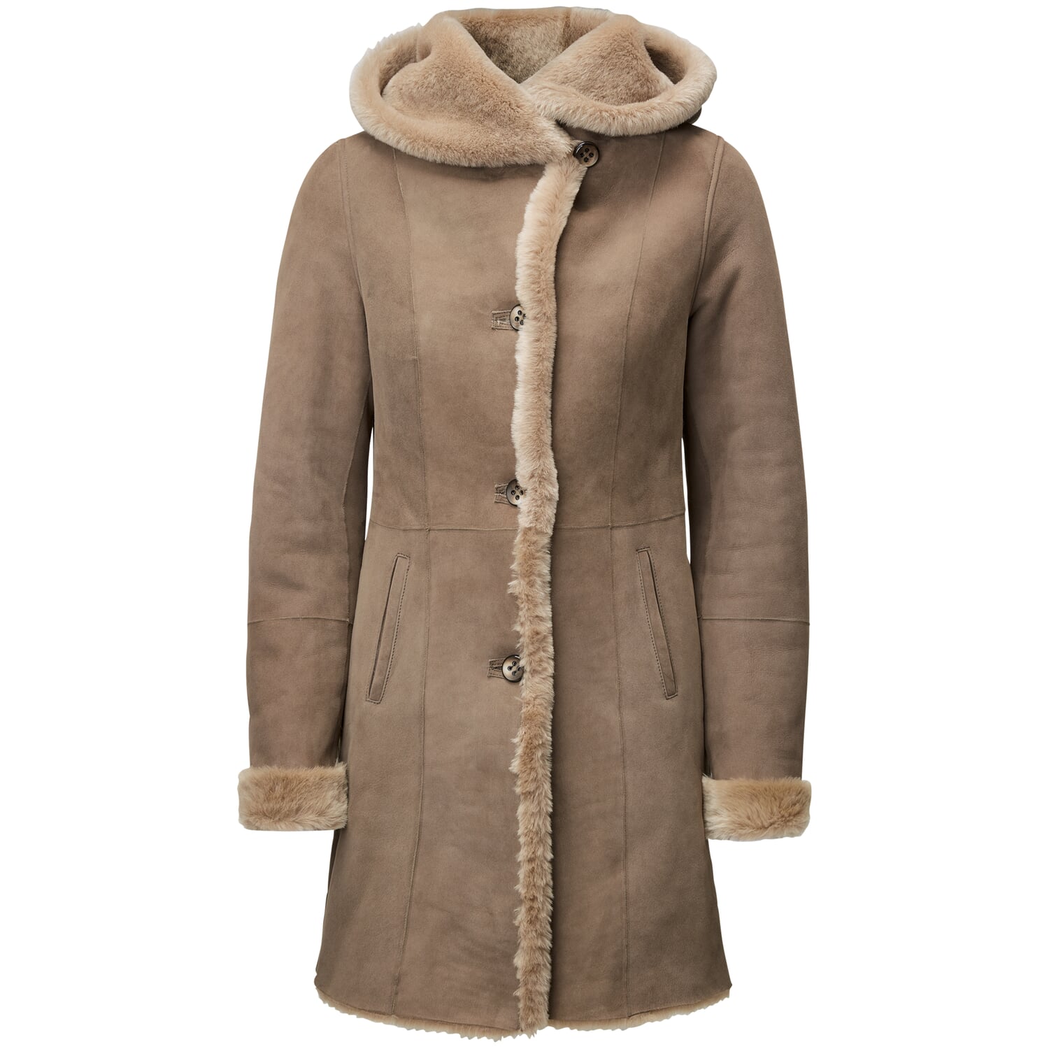 Ladies lambskin coat