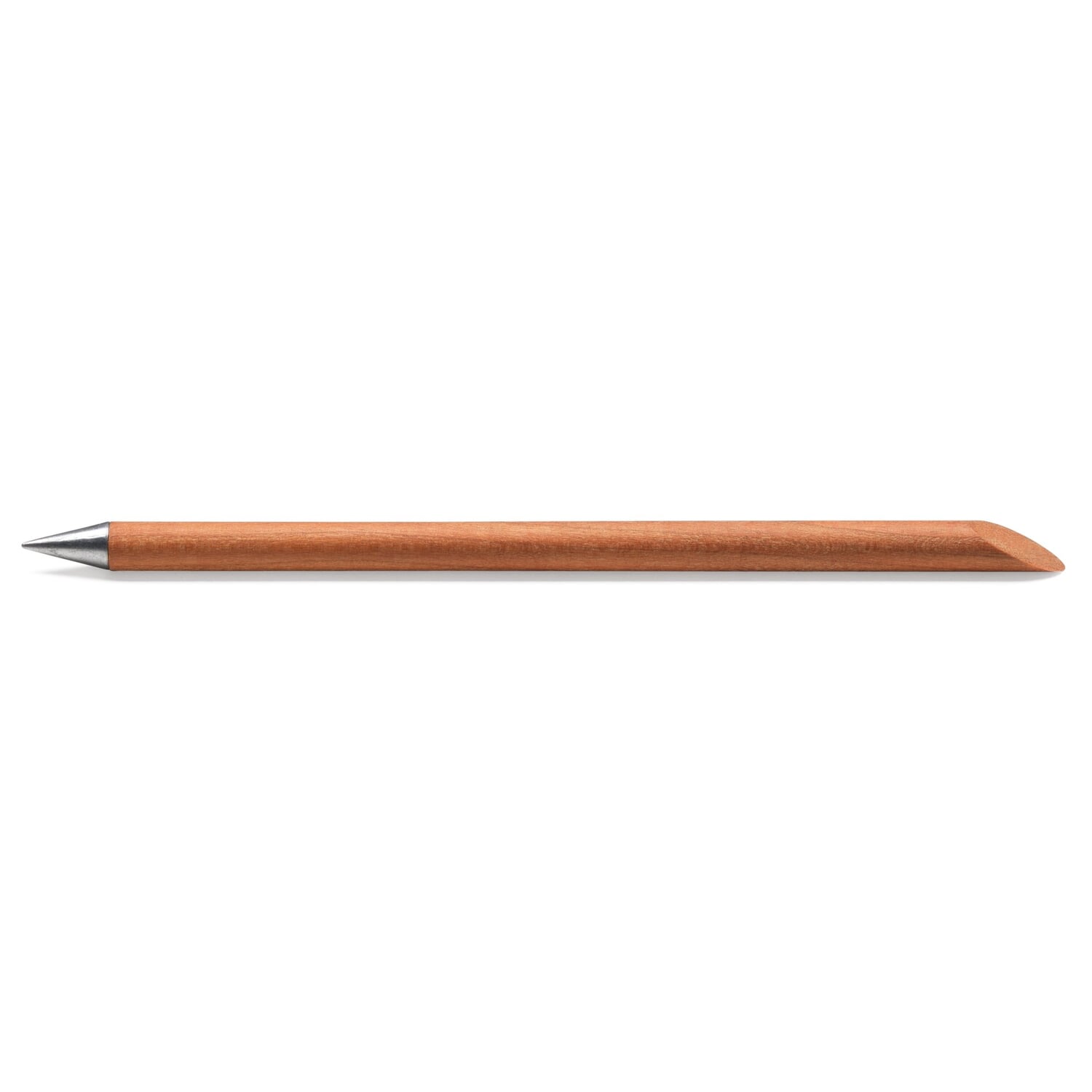 Metal lead pencil cherry wood shaft