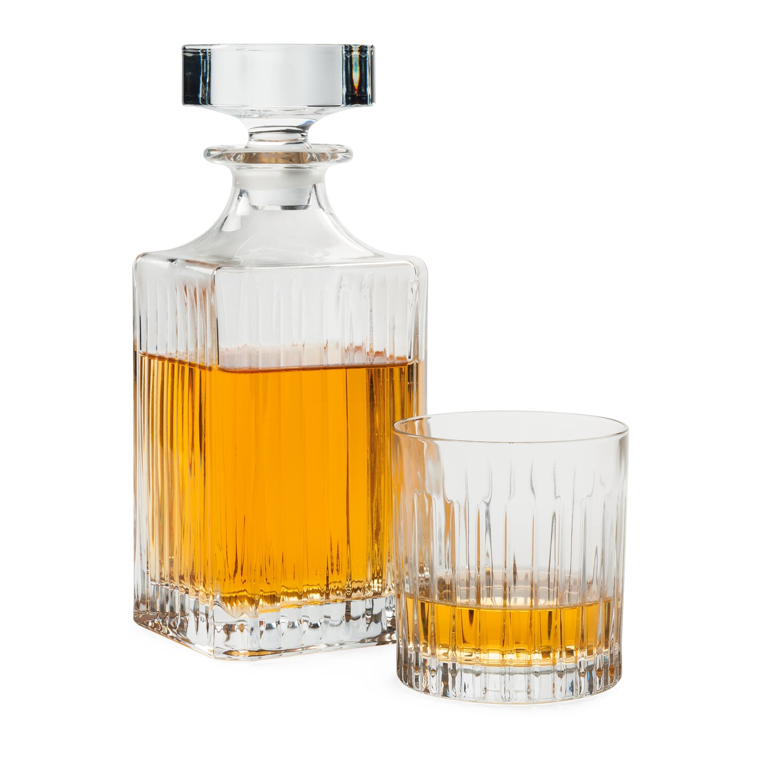 Whisky decanter ribbed