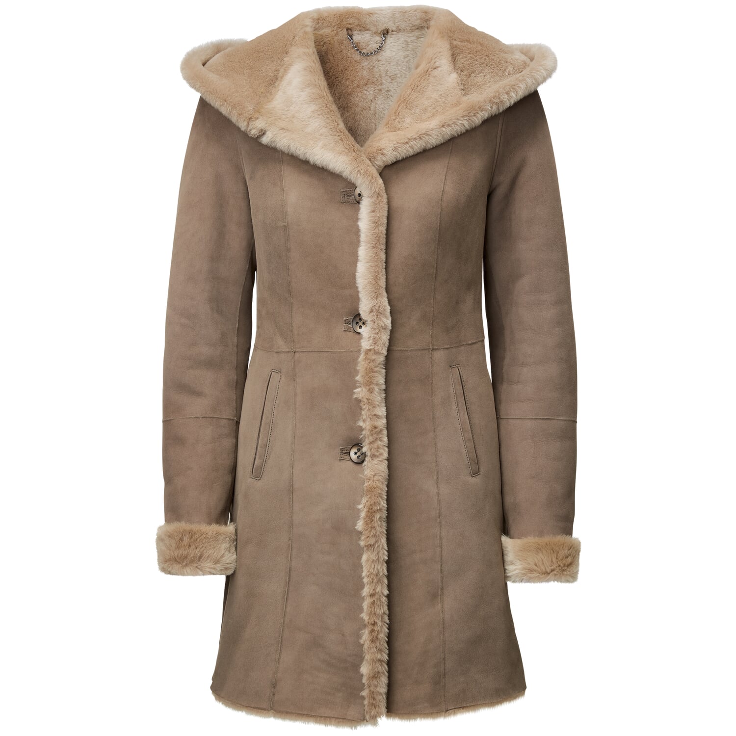 Ladies lambskin coat