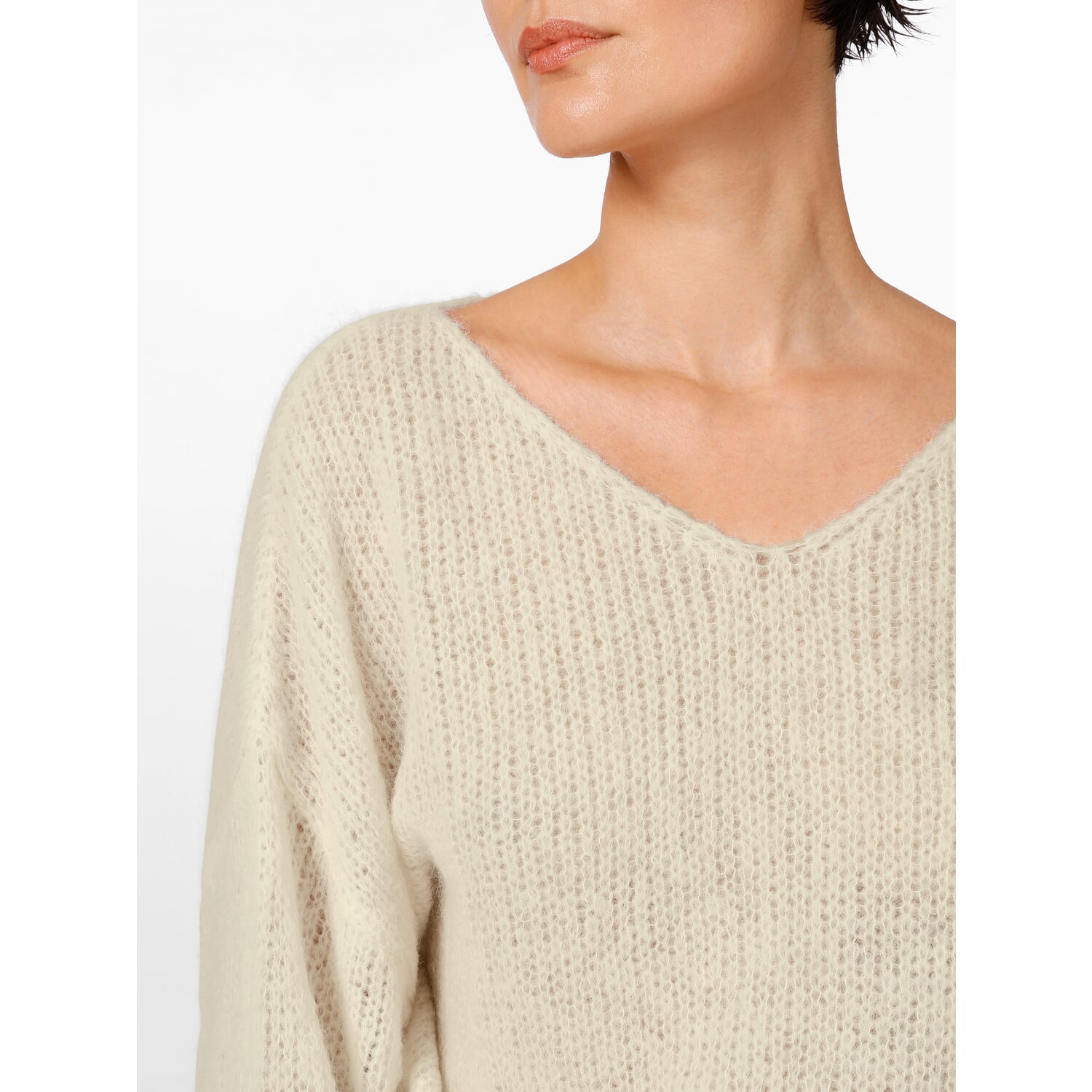 Ladies sweater V-neck