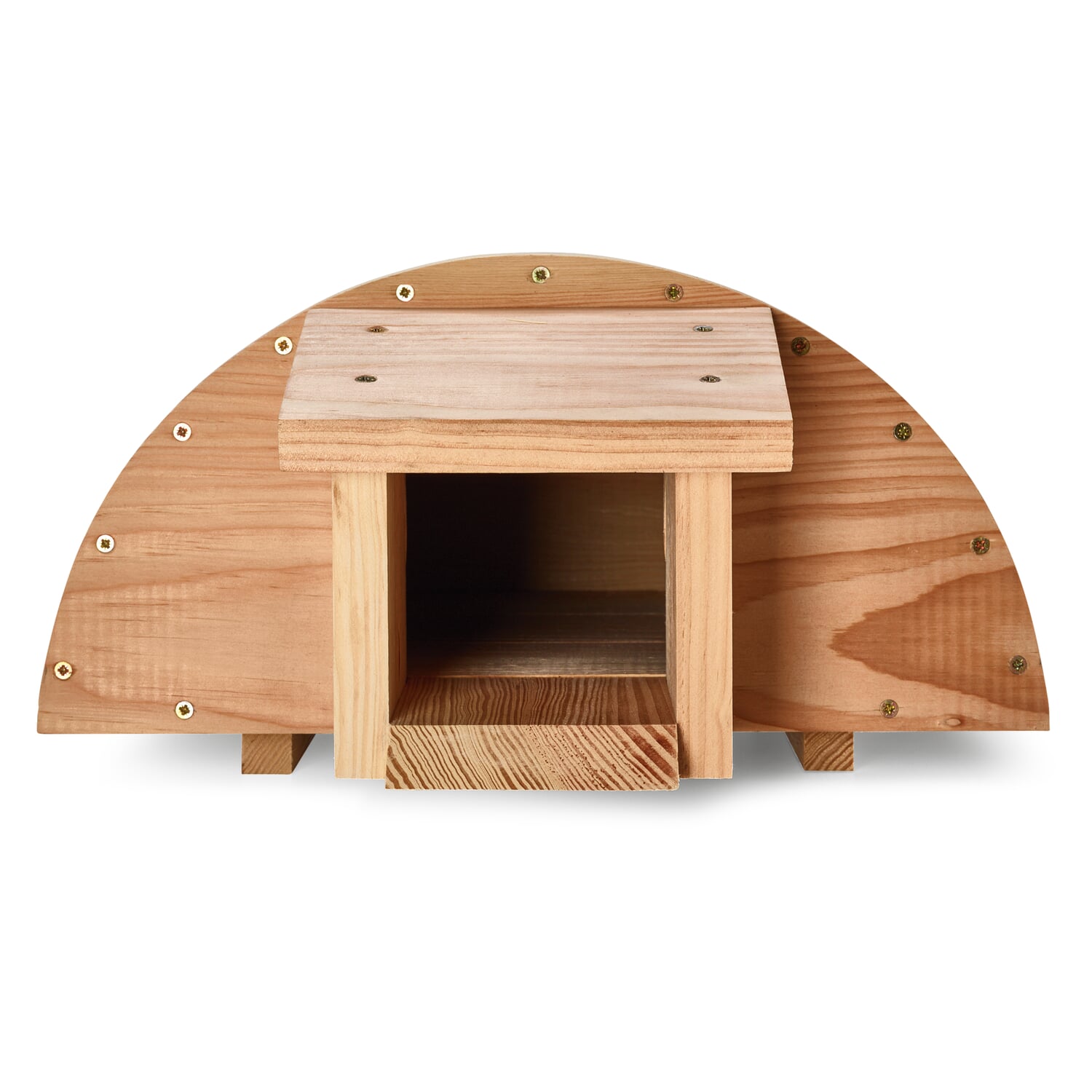 Hedgehog house larch wood