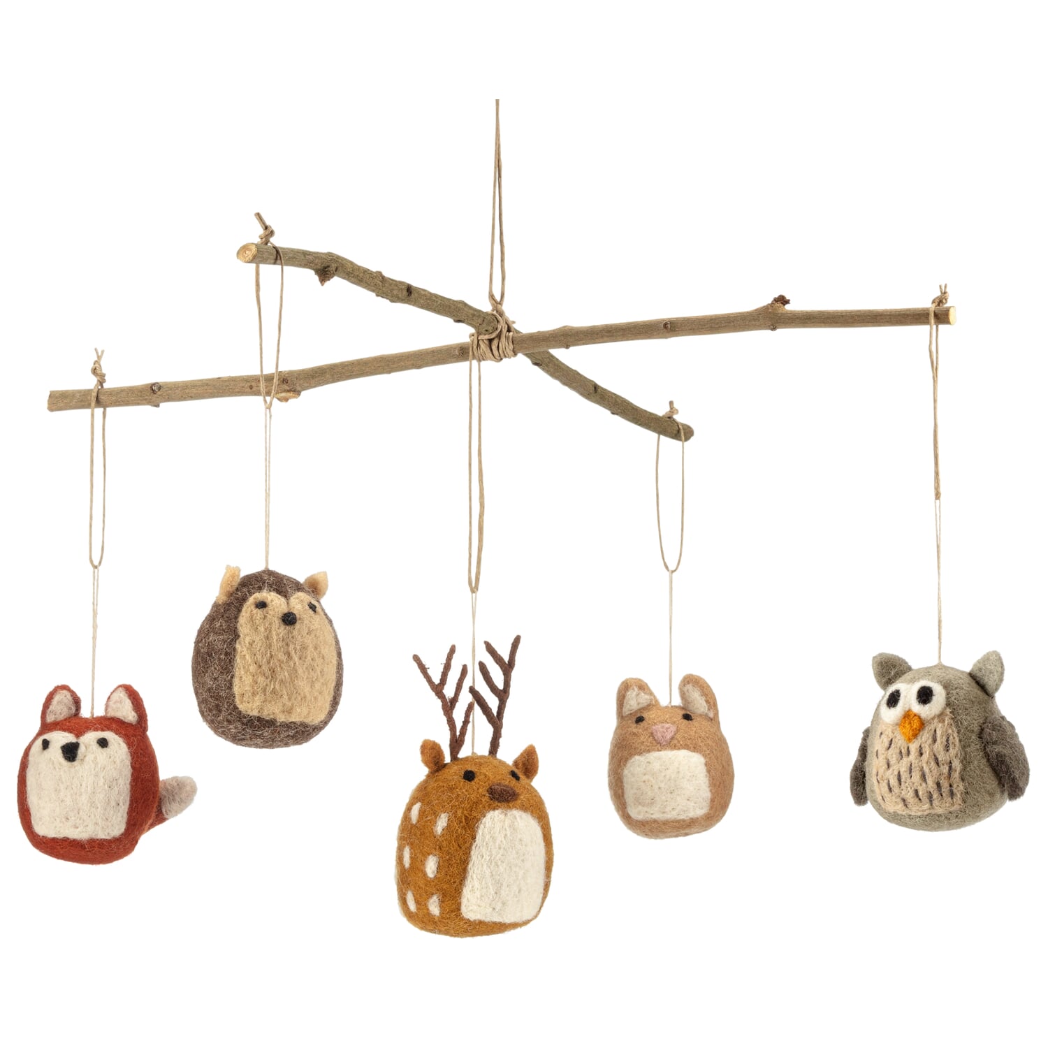 Forest animals felt