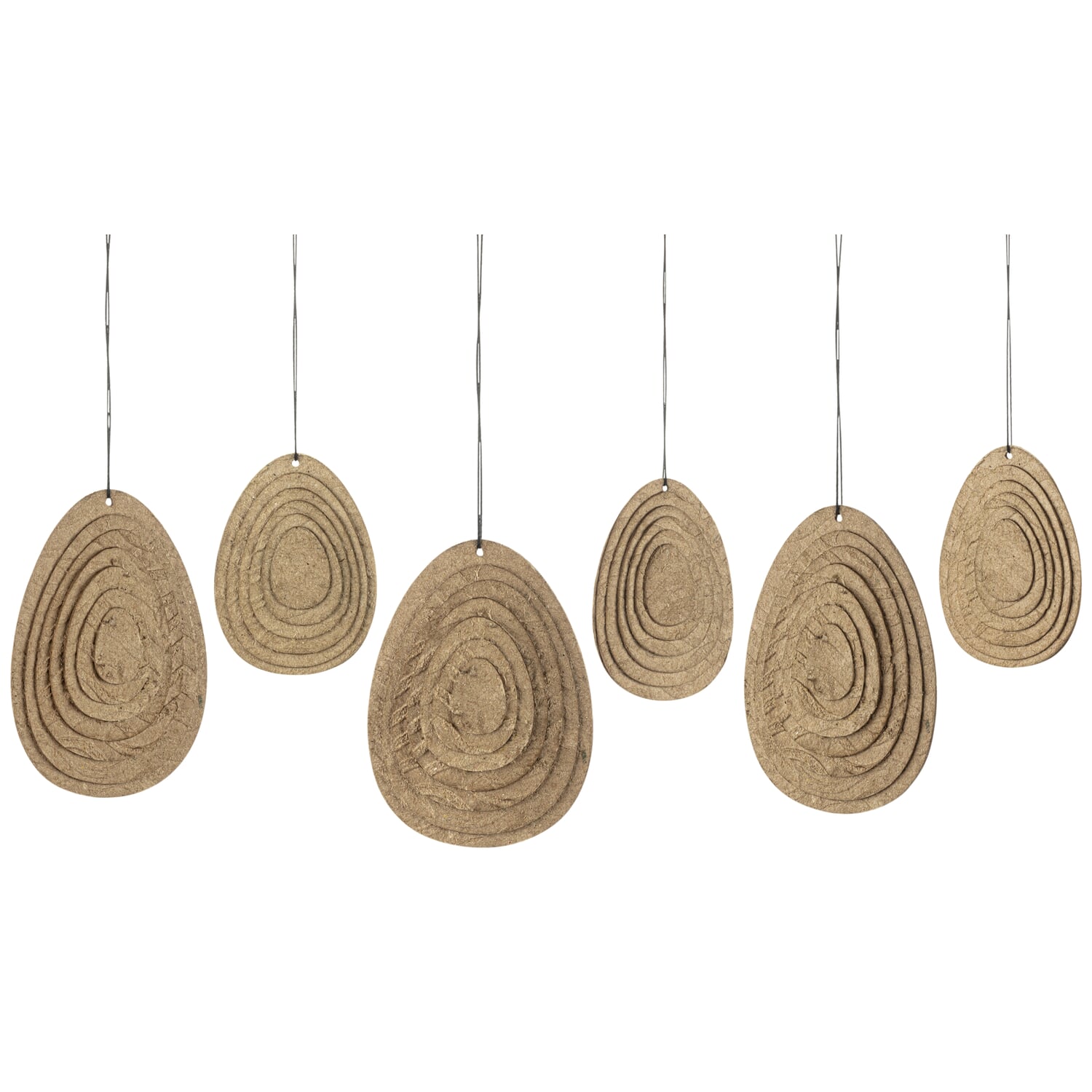 Easter eggs recycled paper