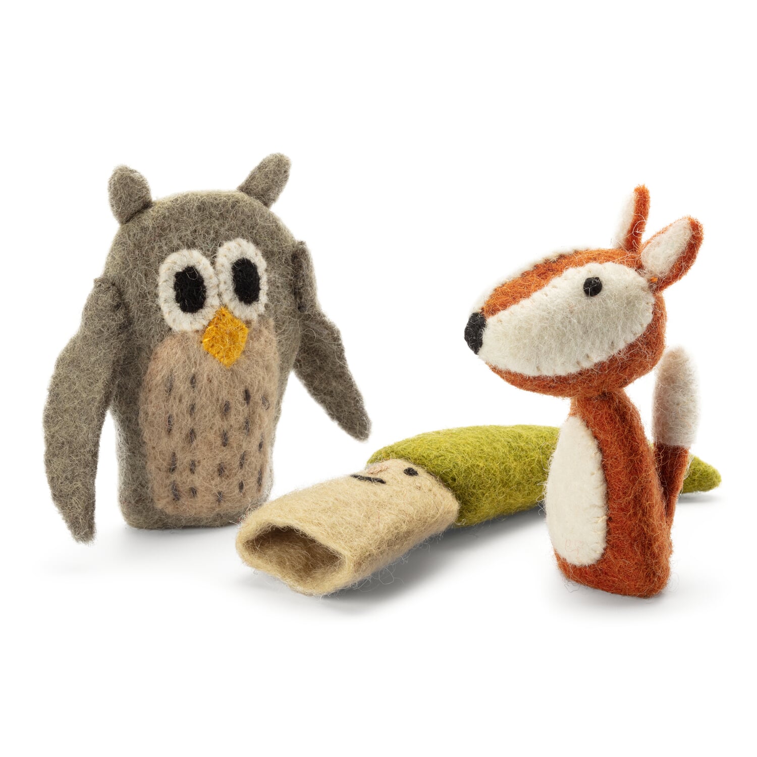Finger puppets forest felt