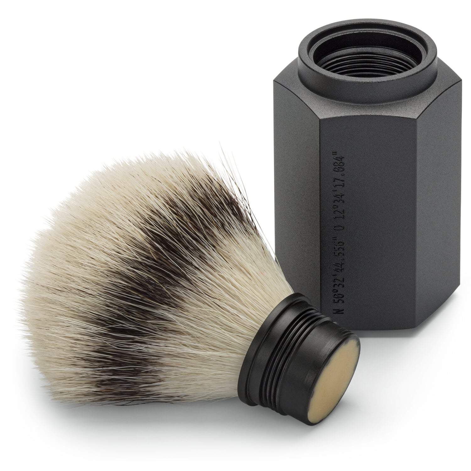 Shaving brush Hexagon synthetic trim screw head
