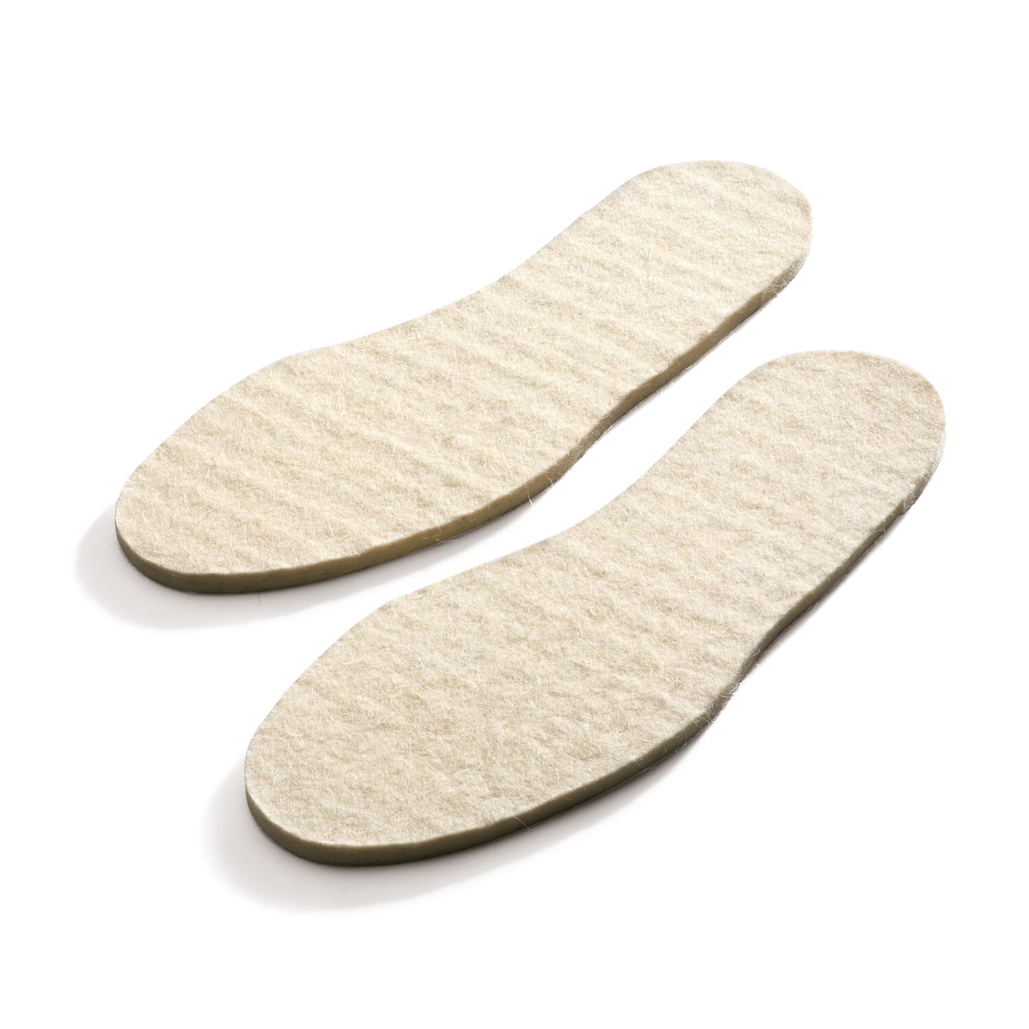 Wool felt insole