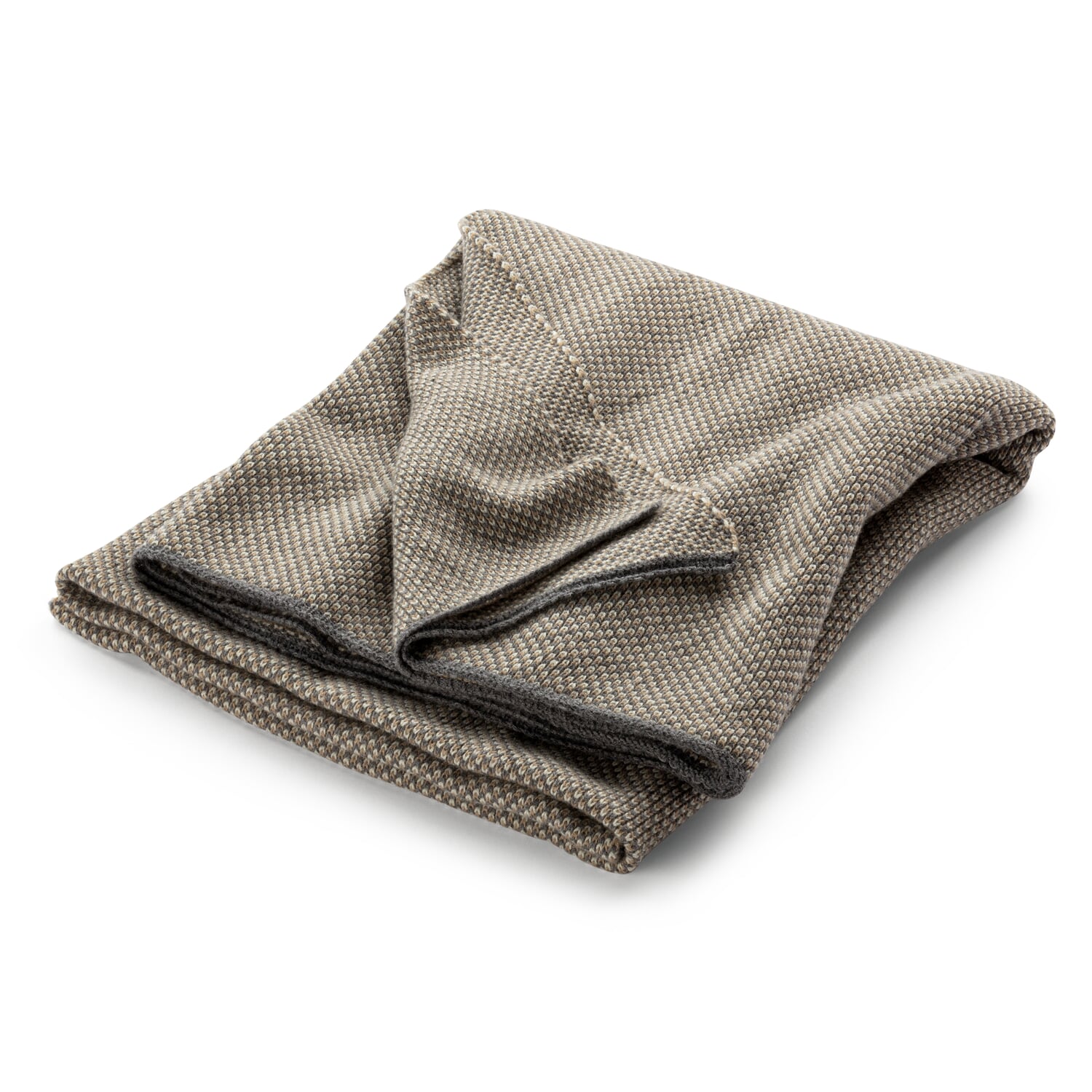 Knitted blanket merino wool