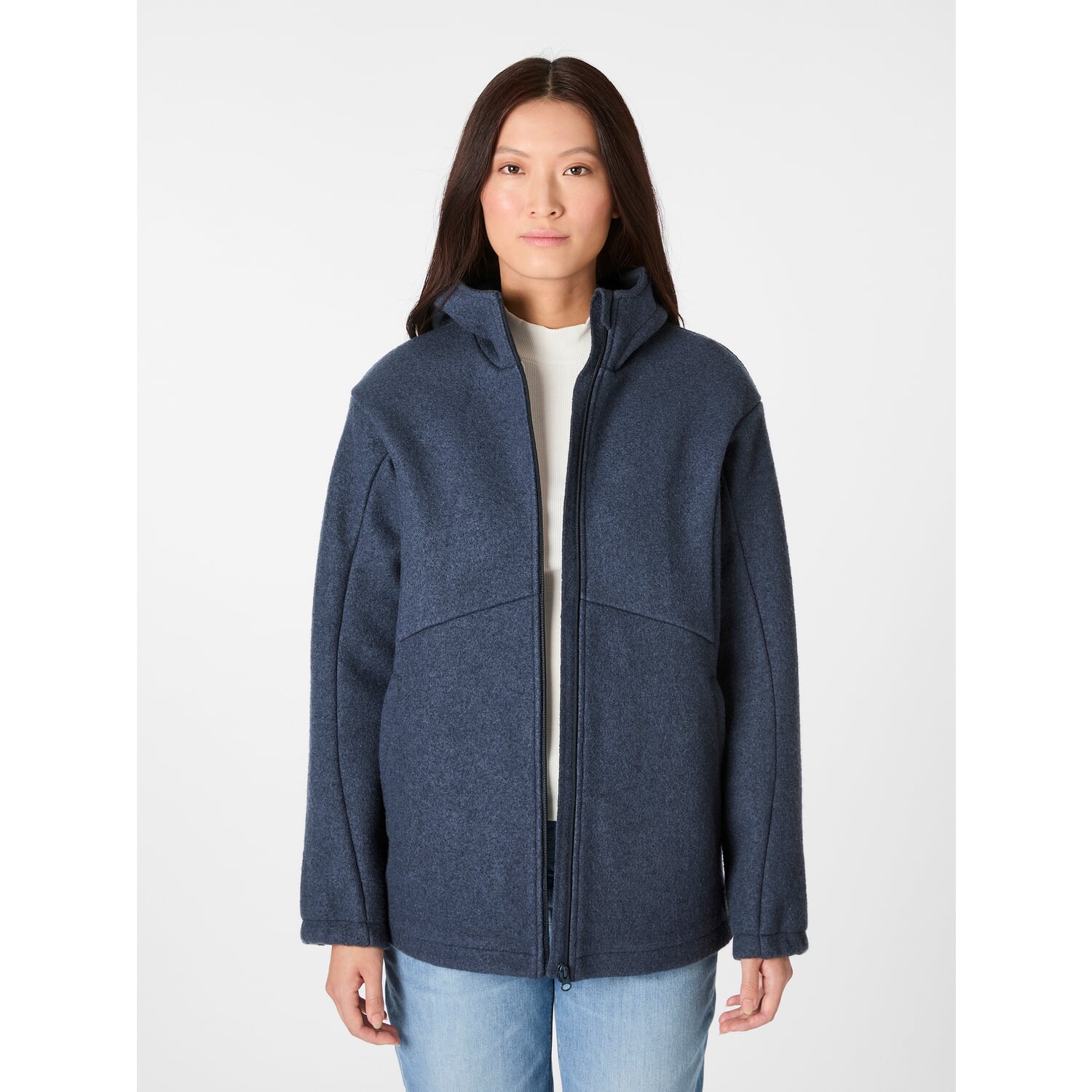 Ladies functional jacket virgin wool
