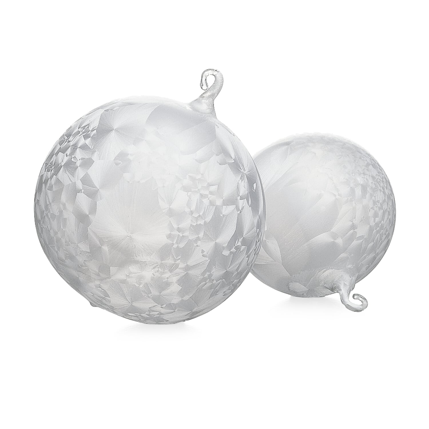 Lauscha ice glass balls