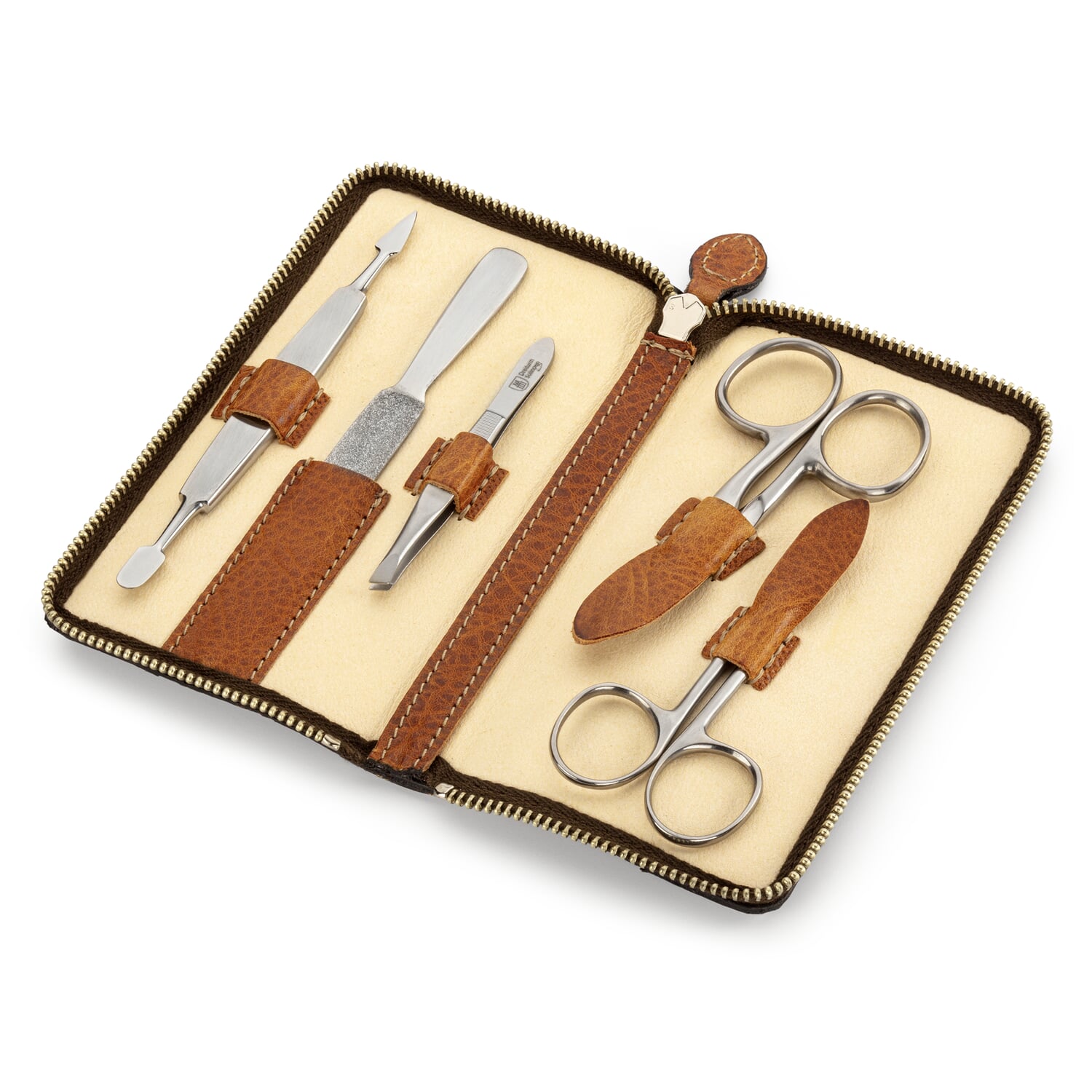 Manicure case bull leather