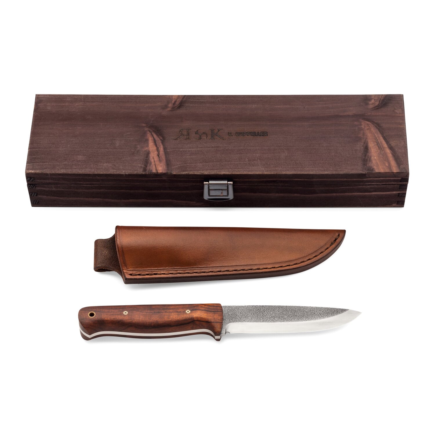 Handmade flat alder knife