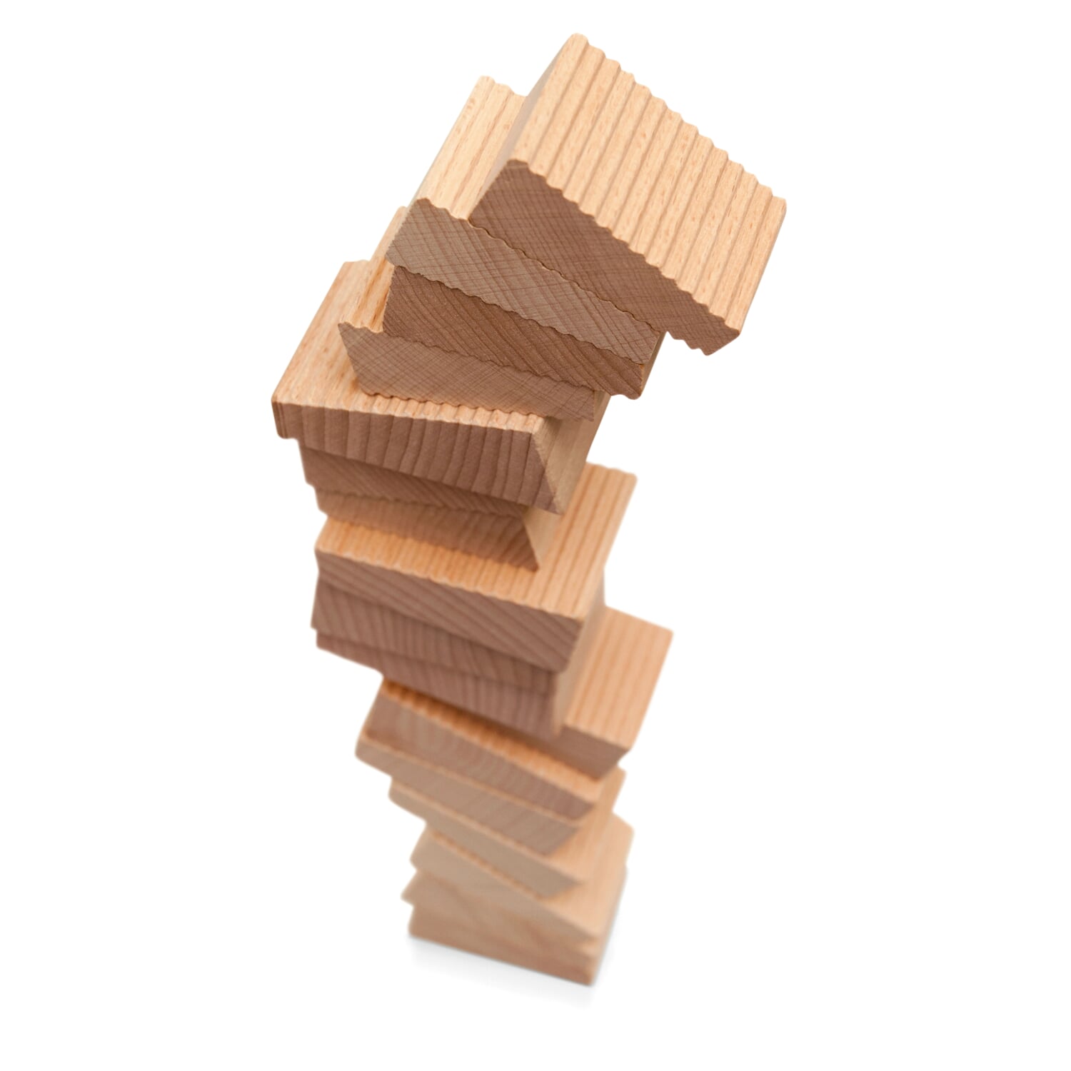 Wooden building blocks Follies