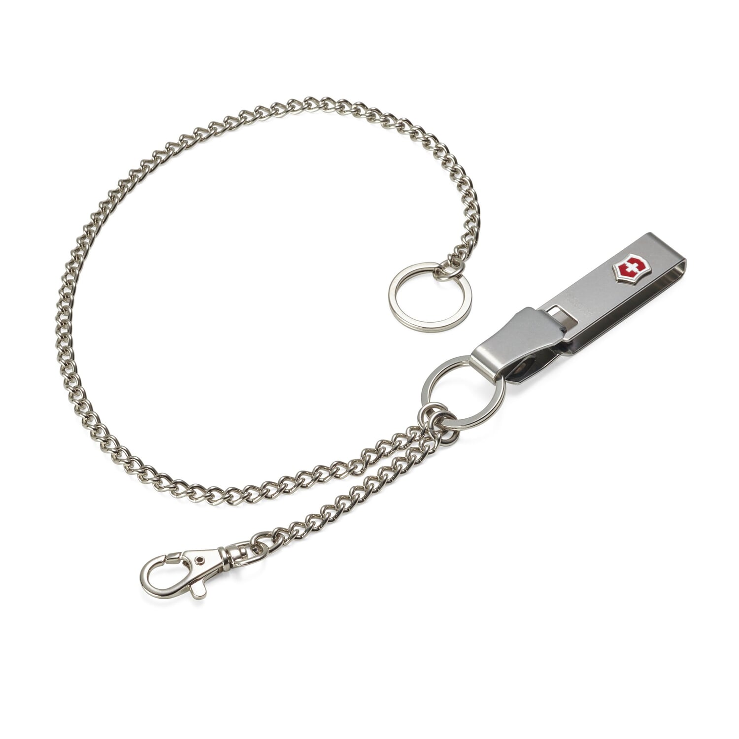 Dual key chain with belt clip