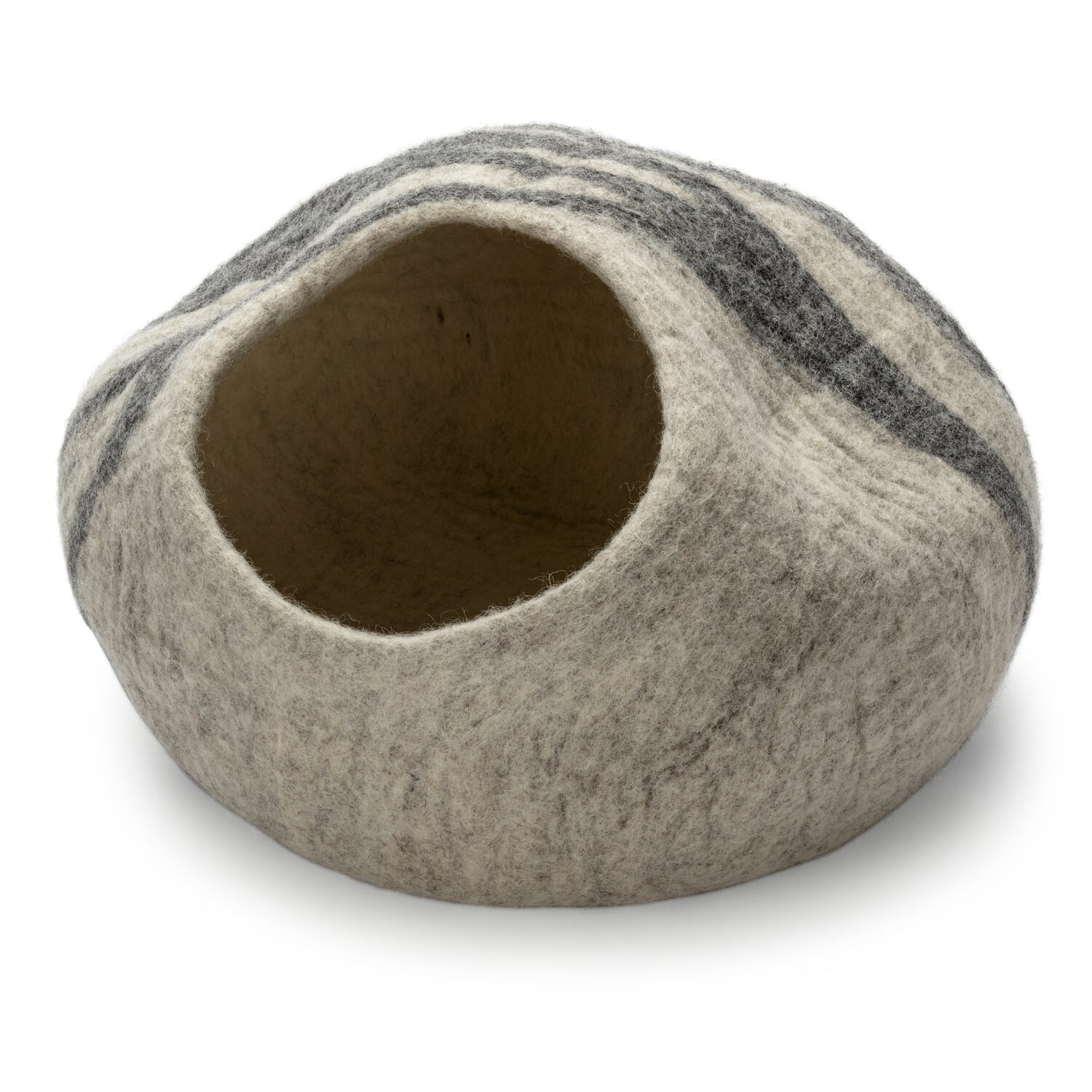 Cat cave wool felt two colors