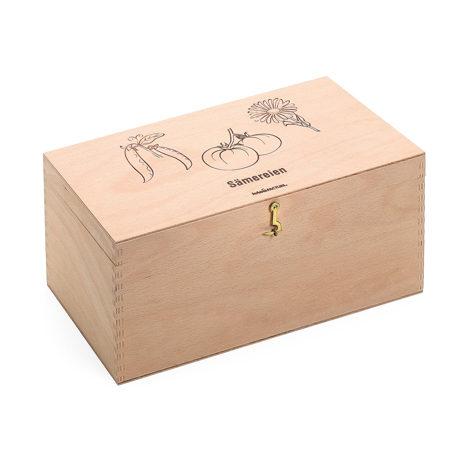 Manufactum wooden cassette for seeds