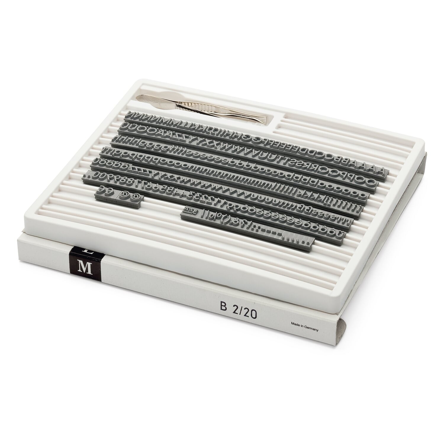 Type set rubber 240 characters