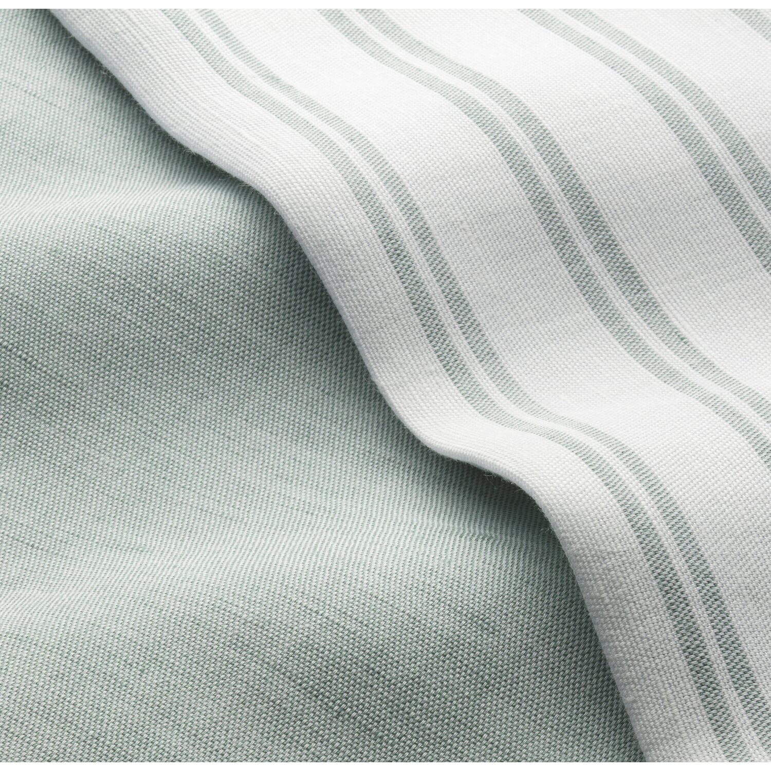 Reversible duvet cover half linen