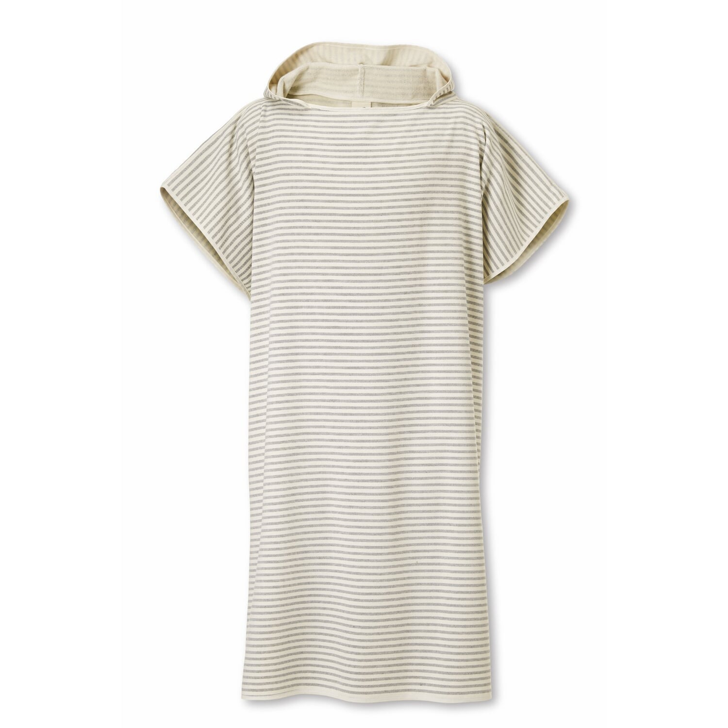 Bath poncho striped large