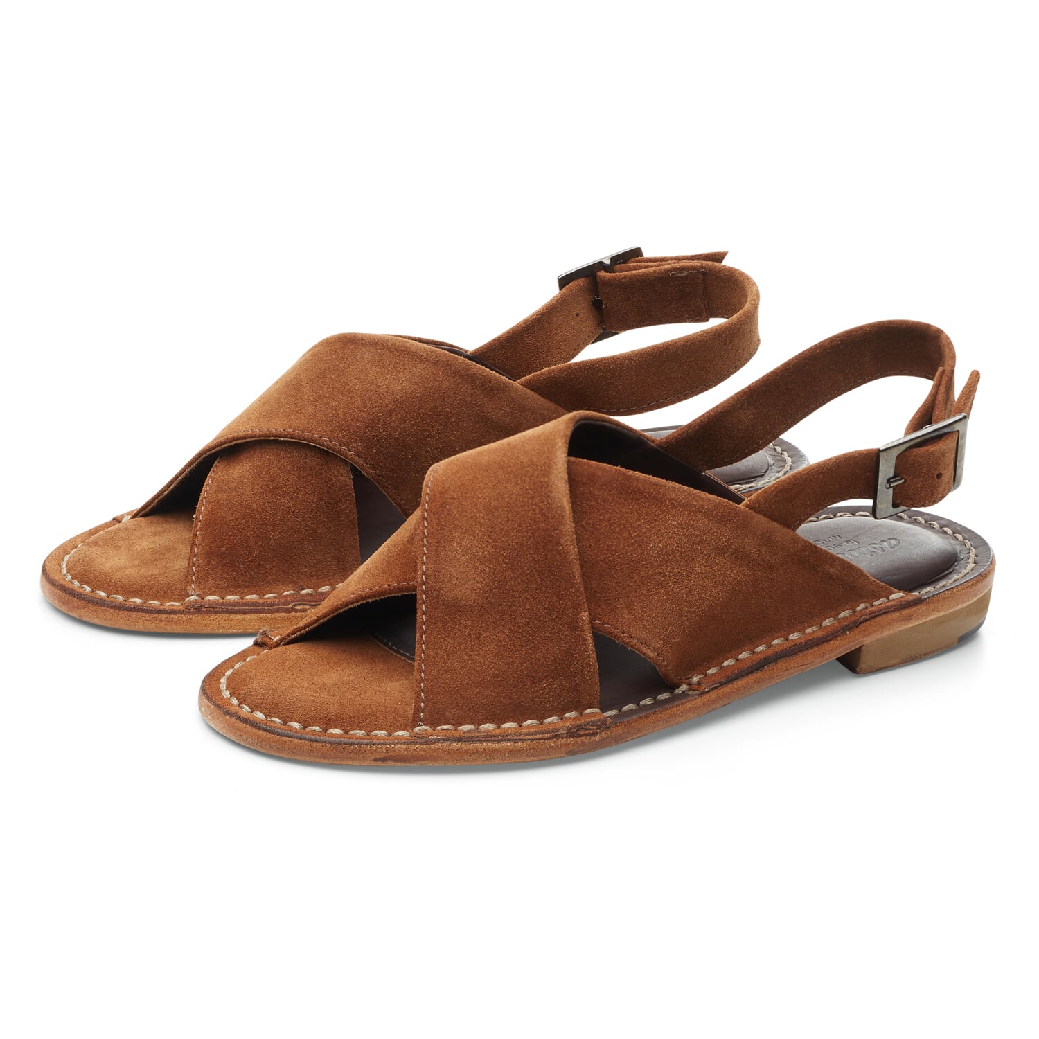 Ladies' suede sandal