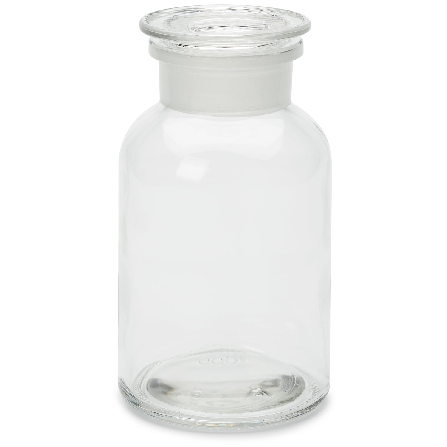 Storage bottle with glass stopper