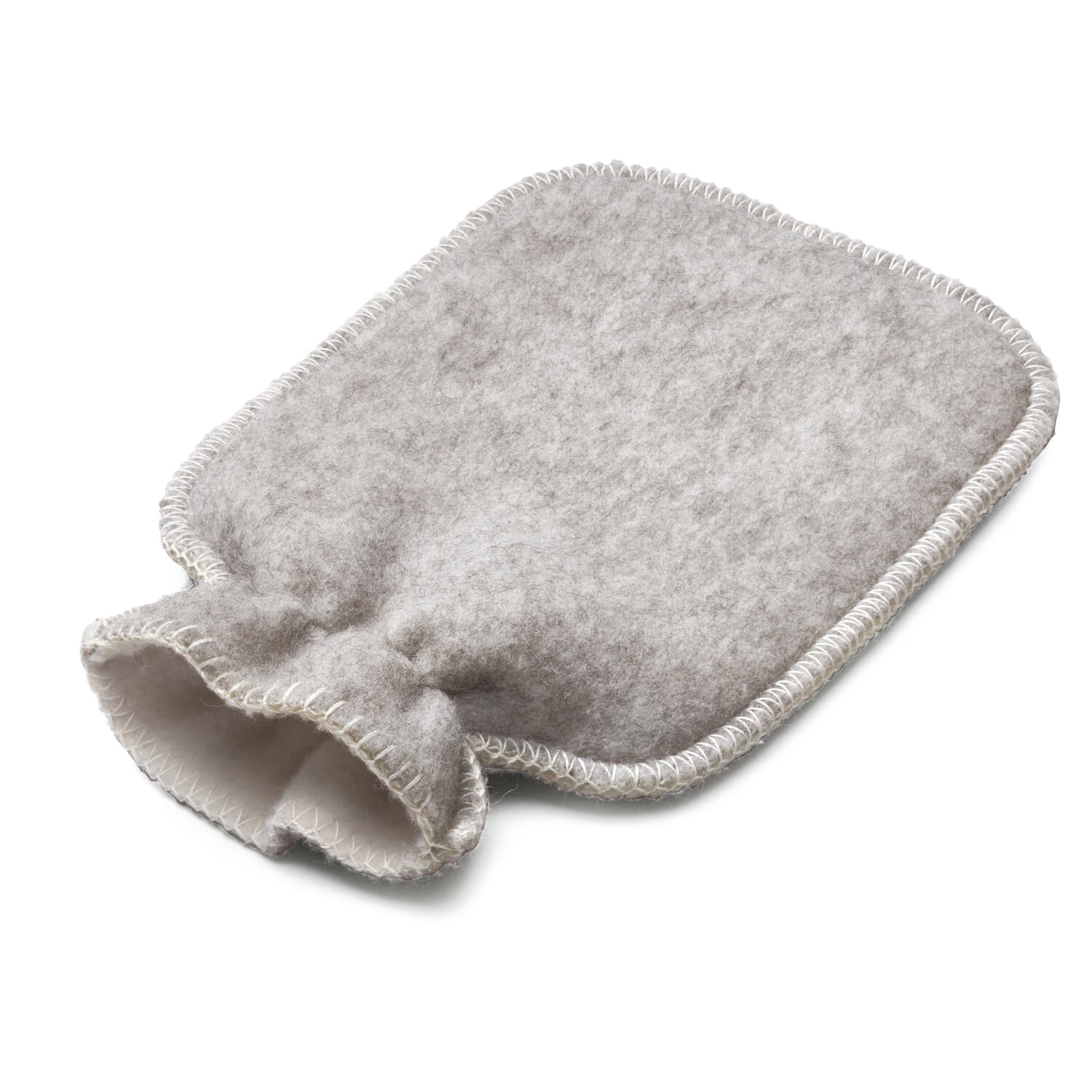 Hot water bottle cover virgin wool