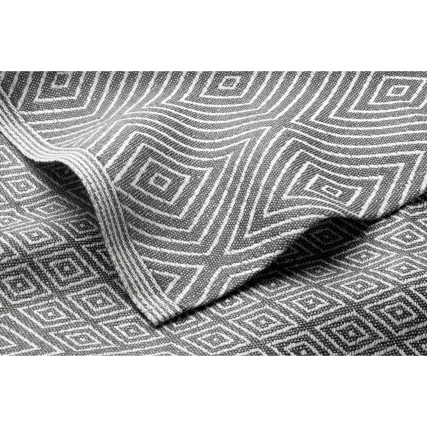 Linen tea towel rhombus