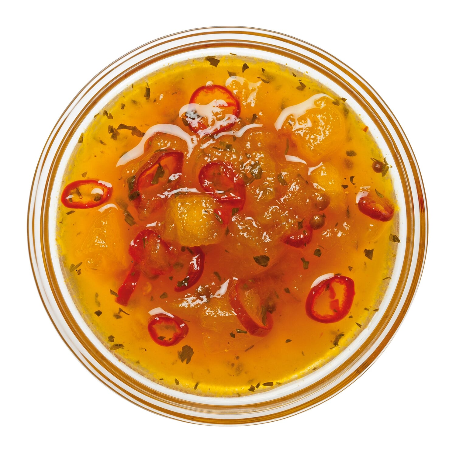 Apple and chili chutney