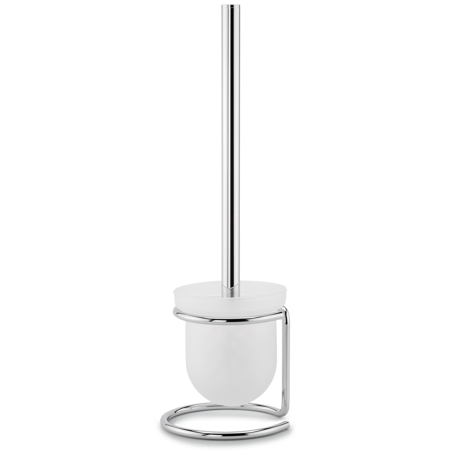 Toilet brush set brass