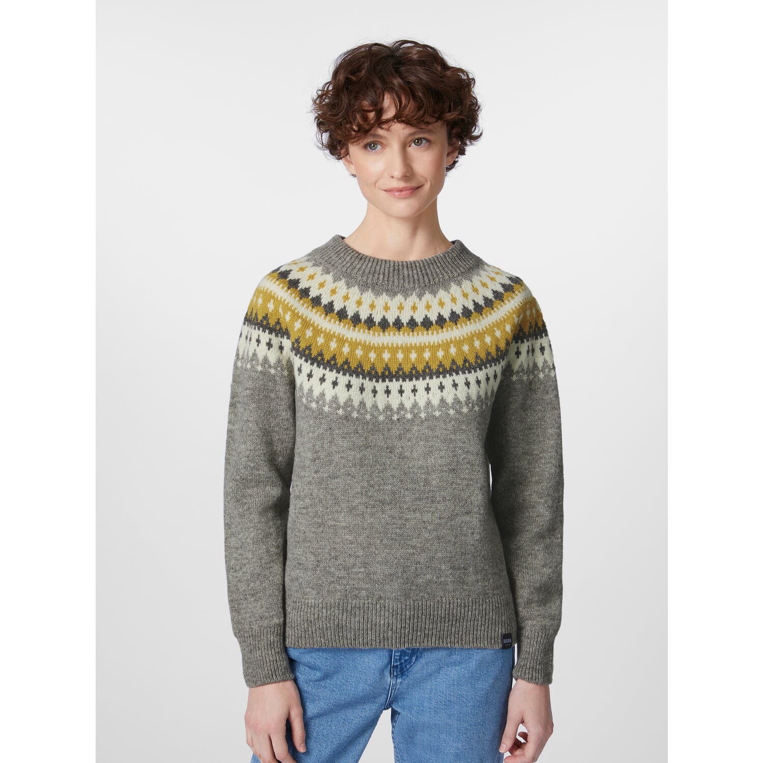 Ladies round neck sweater