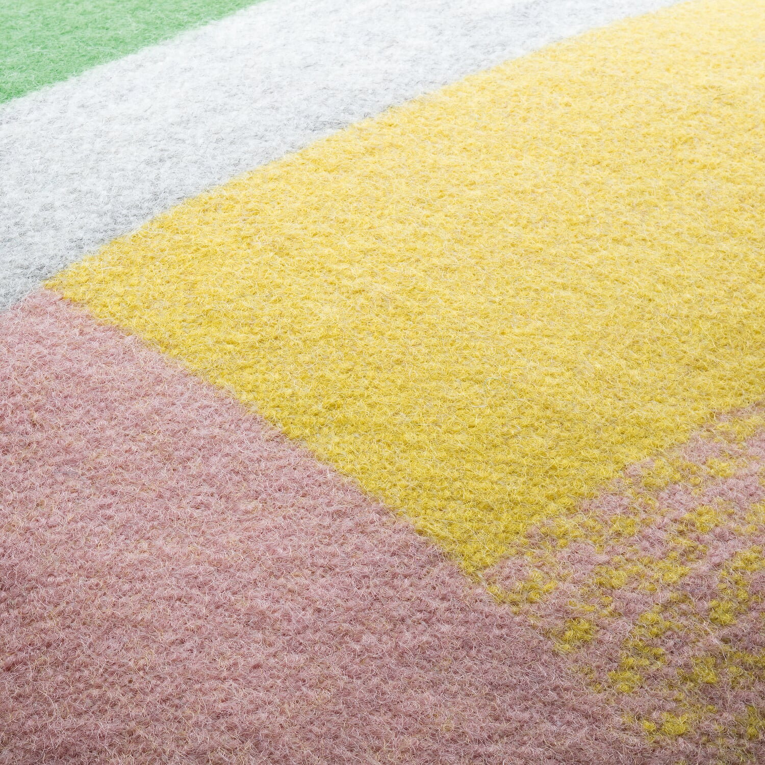 Lambswool pillowcase Bauhaus style