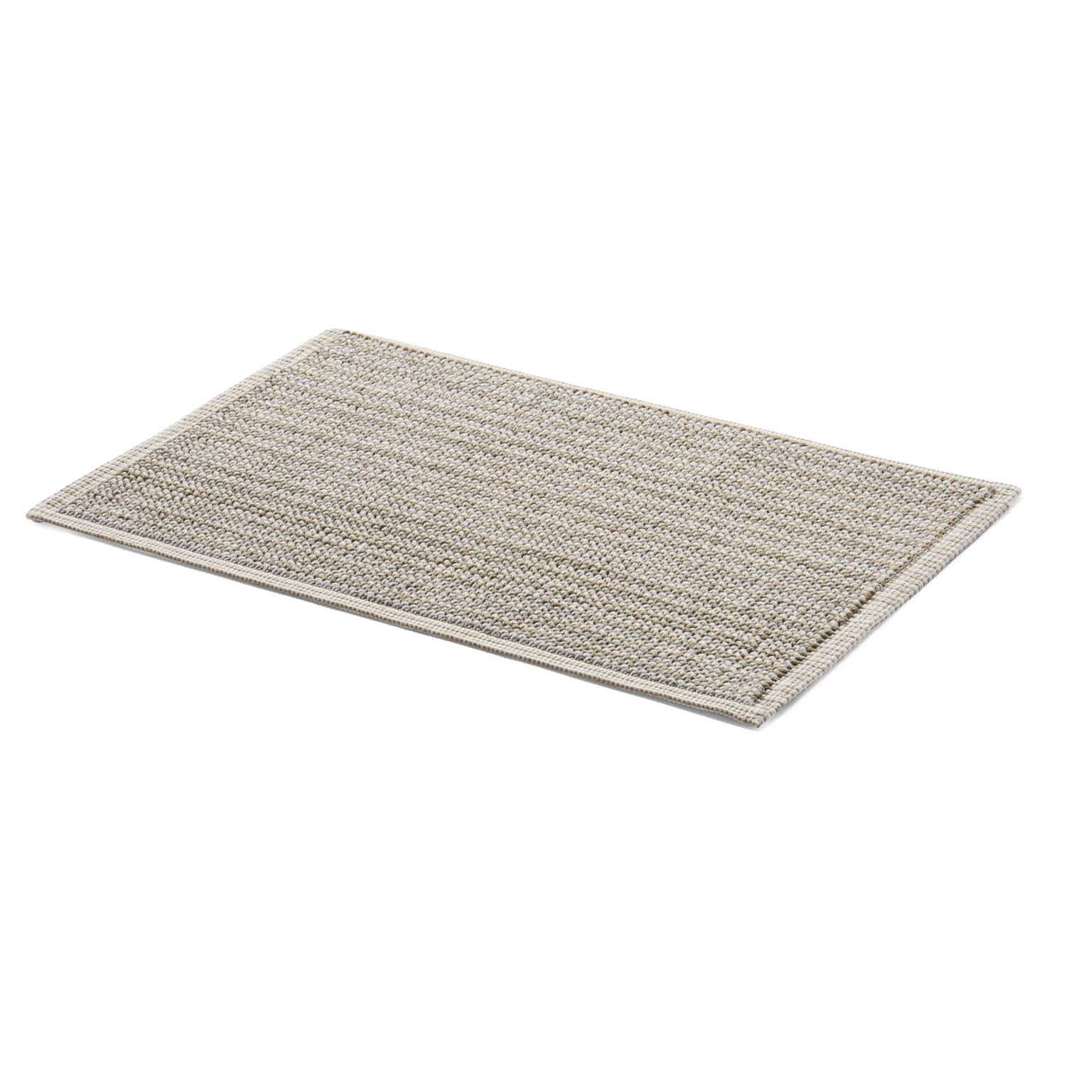 Bath mat colored woven