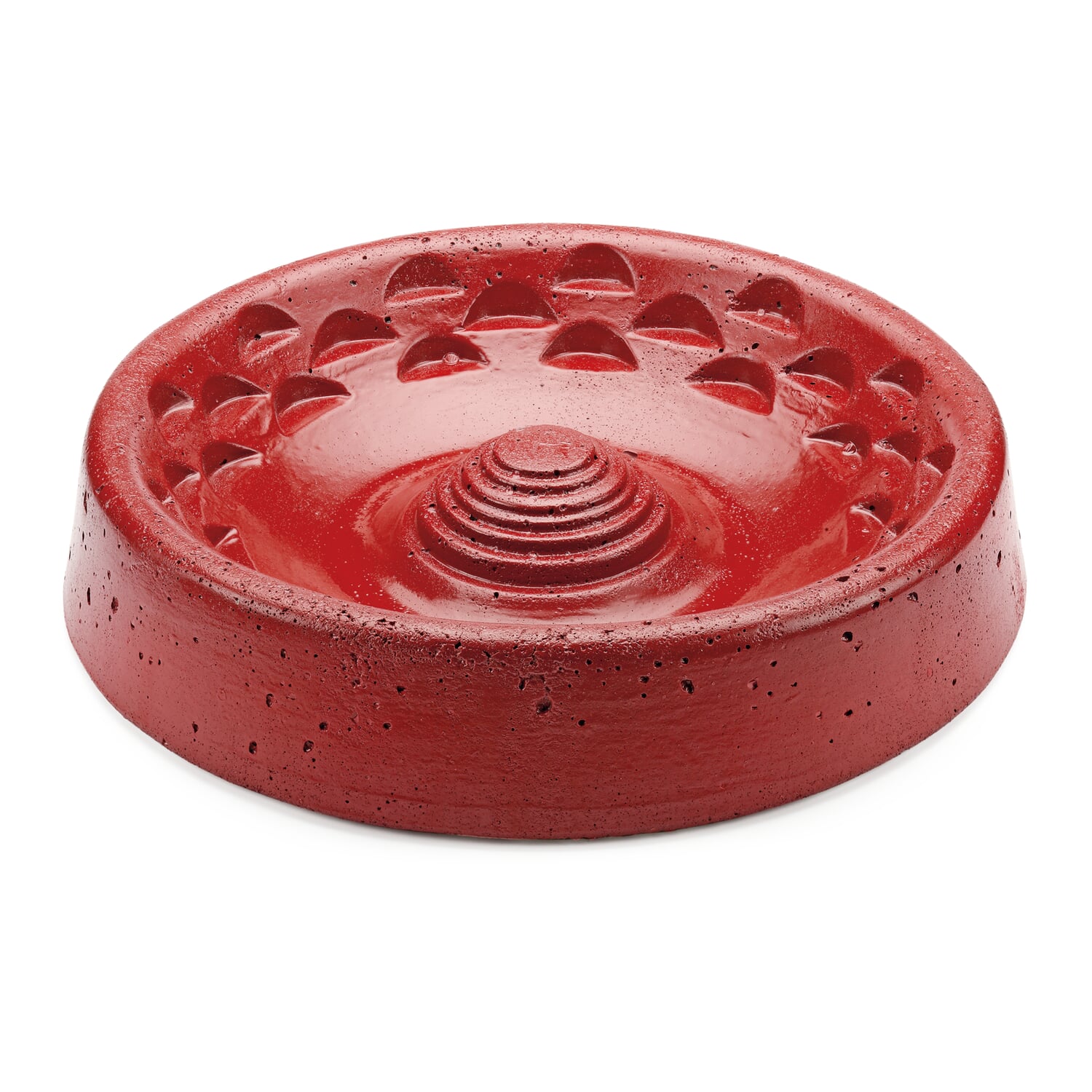 Bird and insect watering hole wood concrete