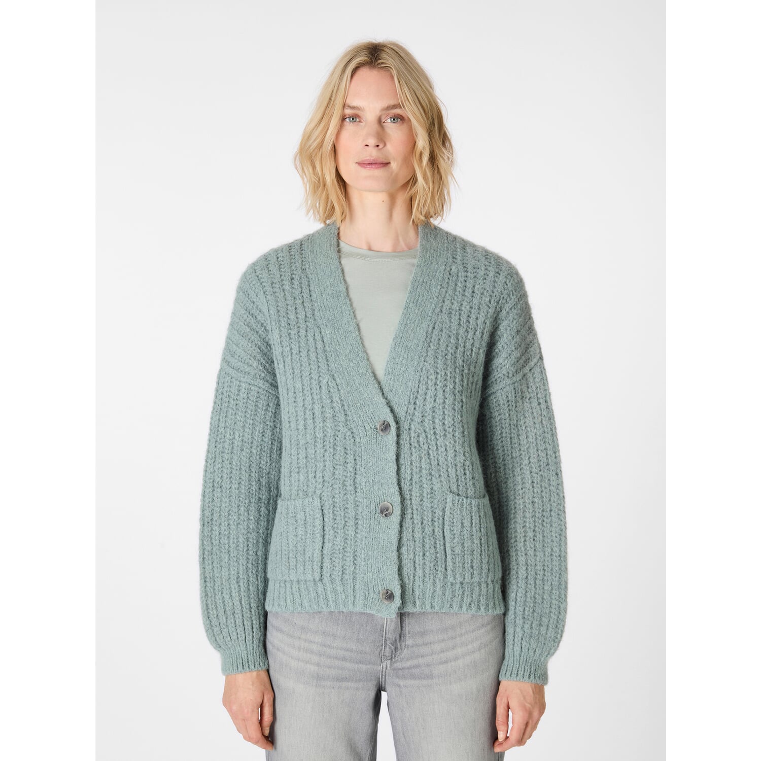 Ladies cardigan buttoned