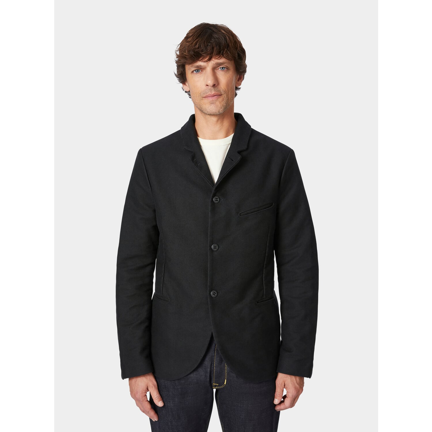 Men's jacket twisted double pilot