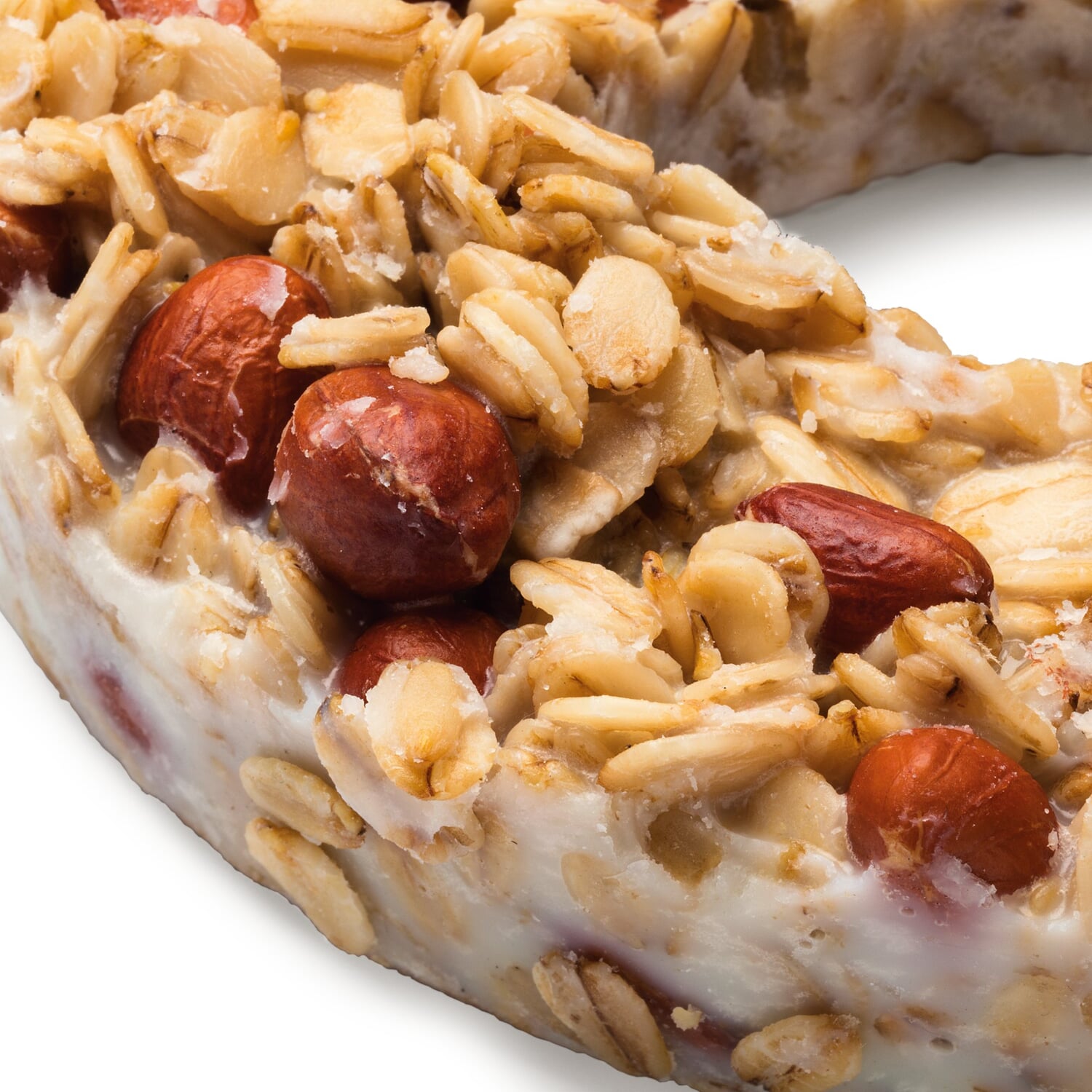 Oat nut heart for birds