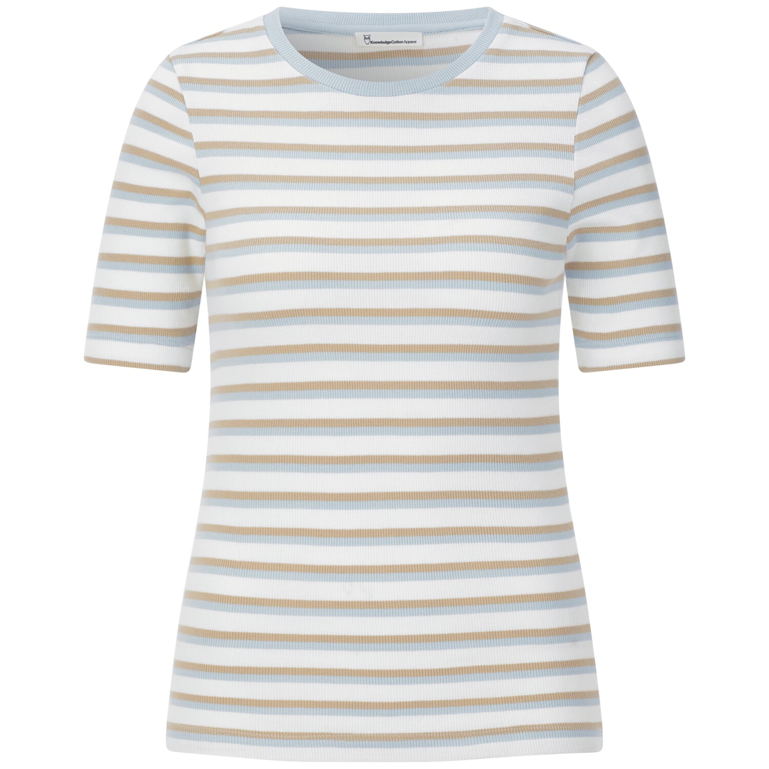 Women's ribbed shirt striped