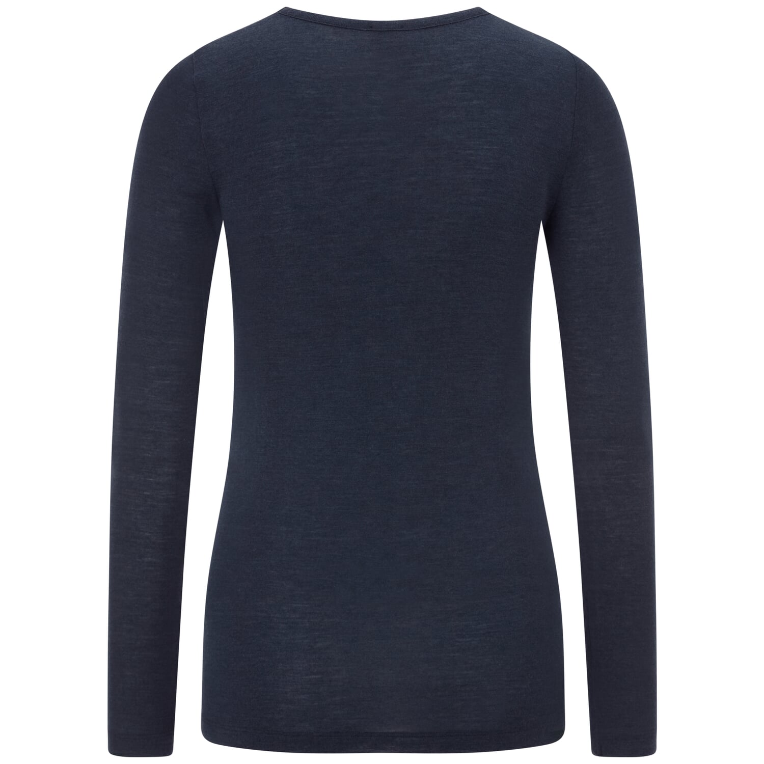 Ladies' long-sleeved shirt wool-silk