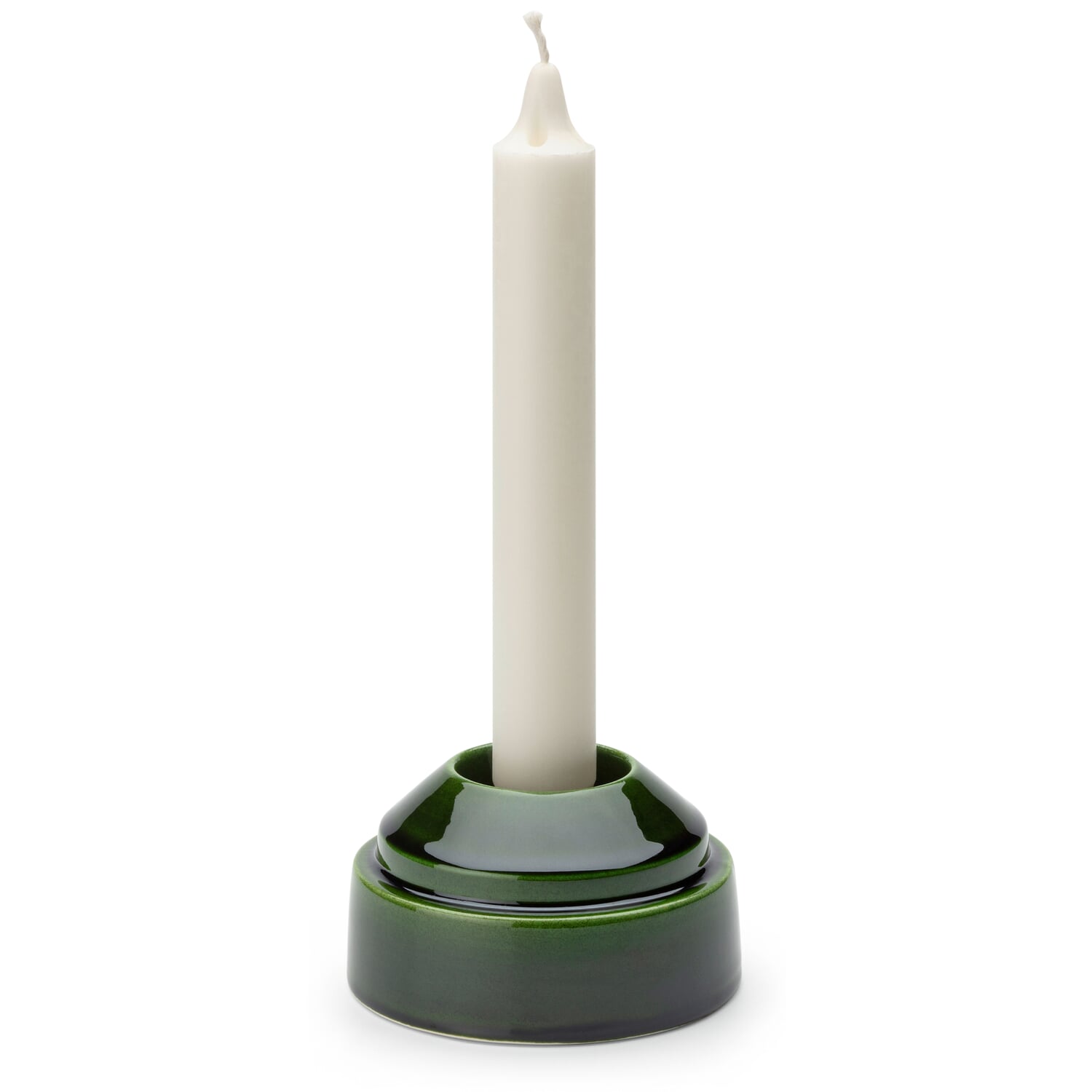 Hoff terracotta candle holder stackable