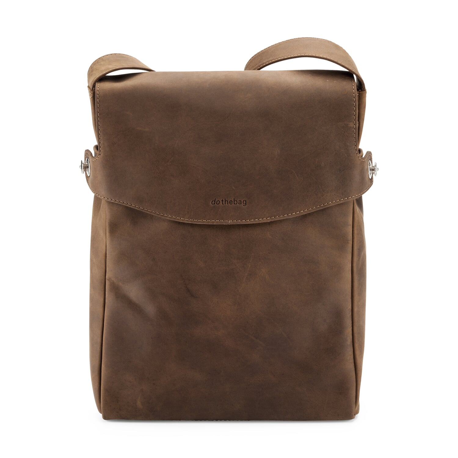 Leather bag messenger