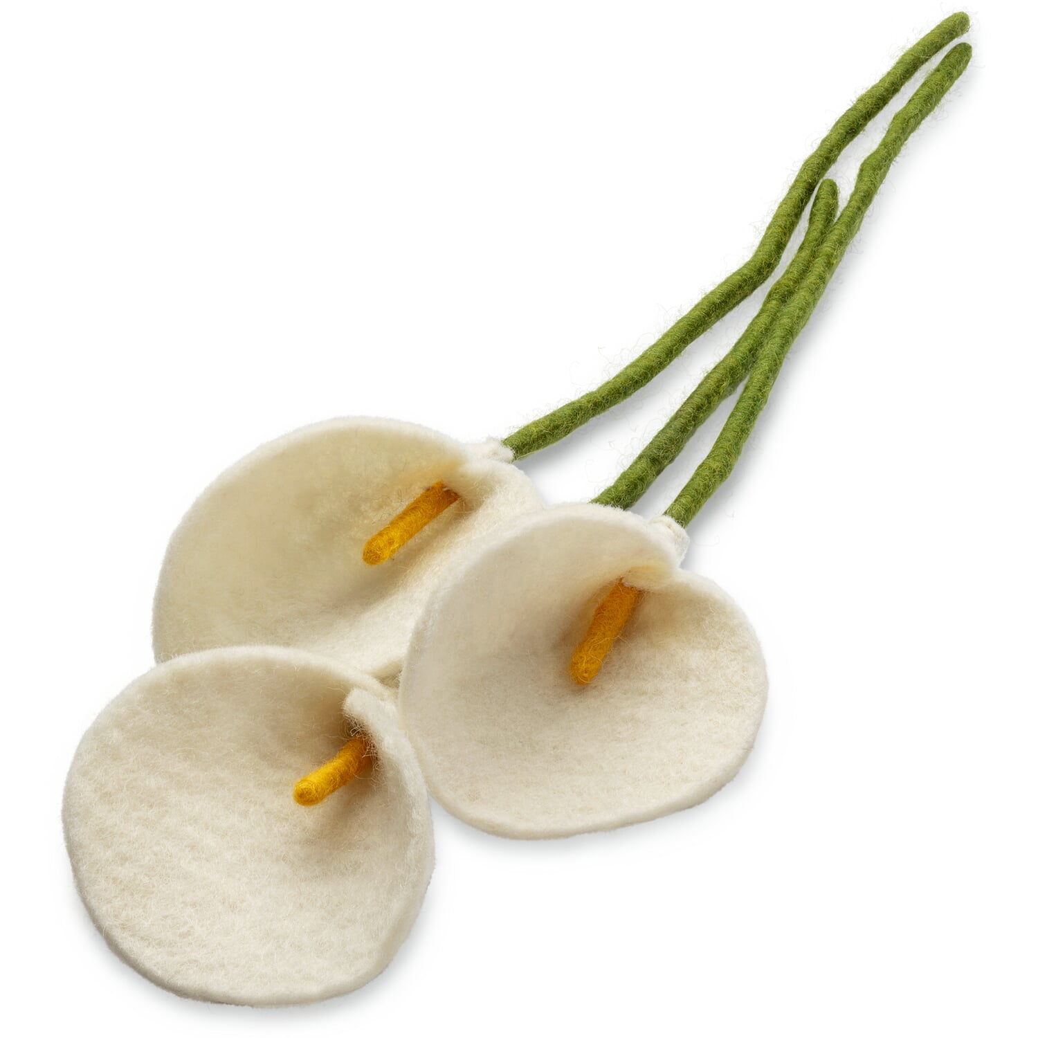 Bouquet calla felt white
