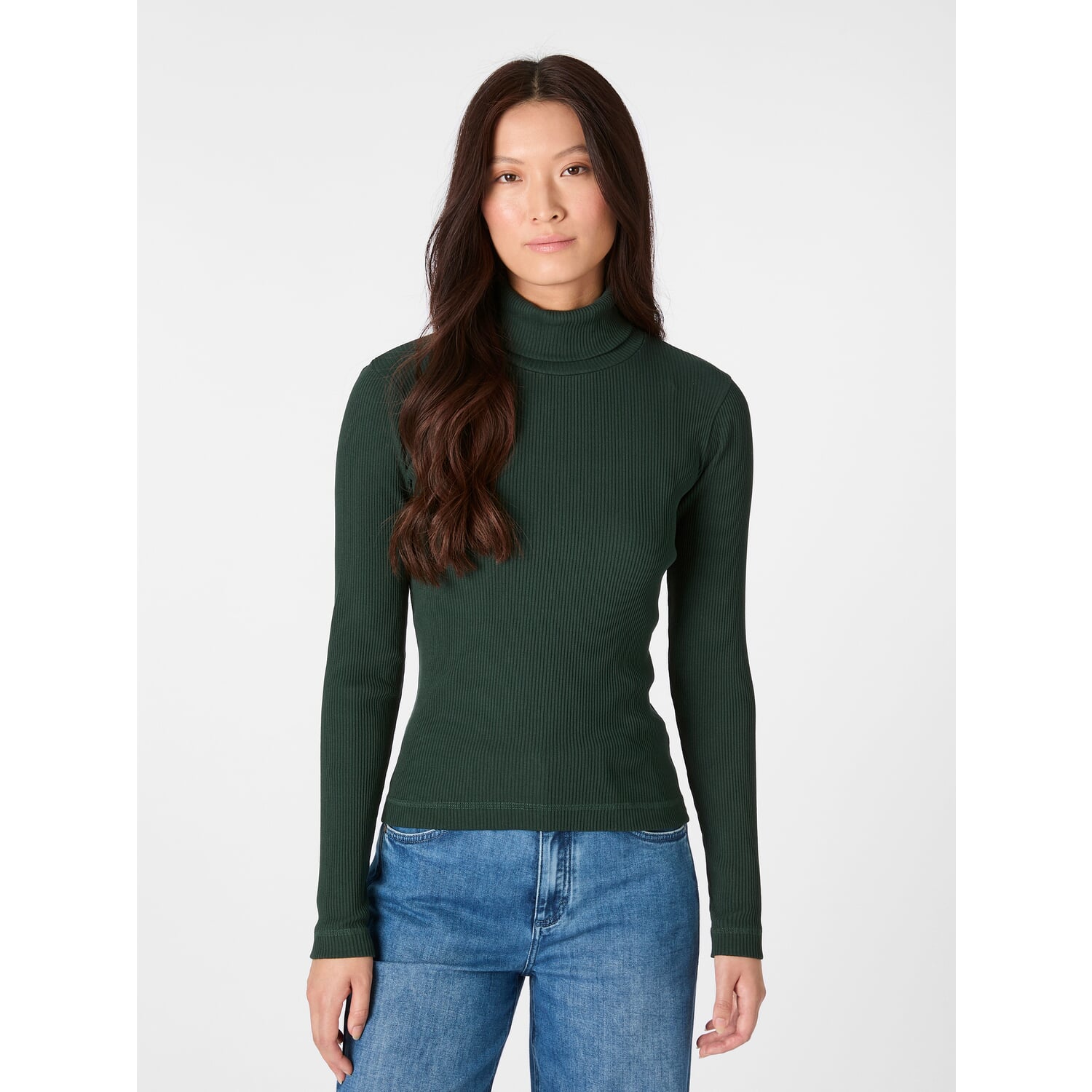 Ladies turtleneck shirt plain