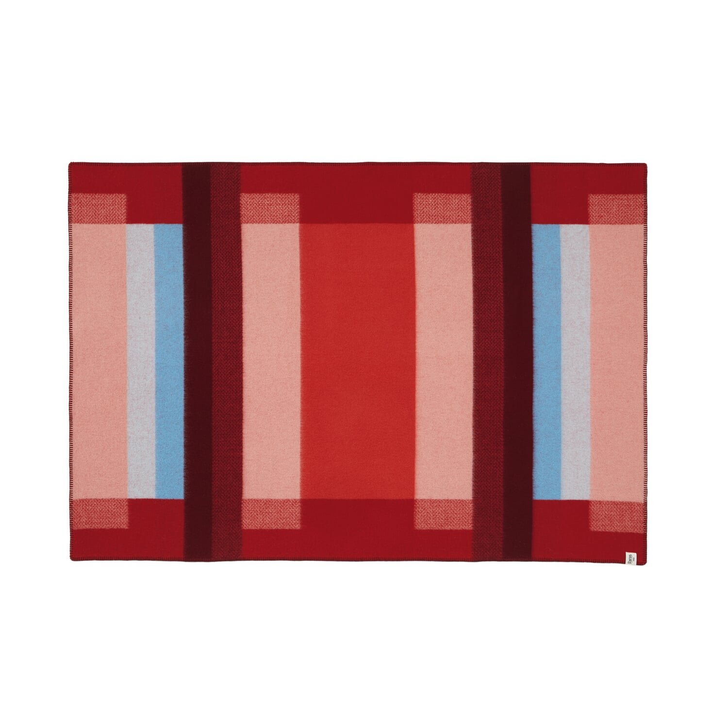 Lambswool blanket Bauhaus style