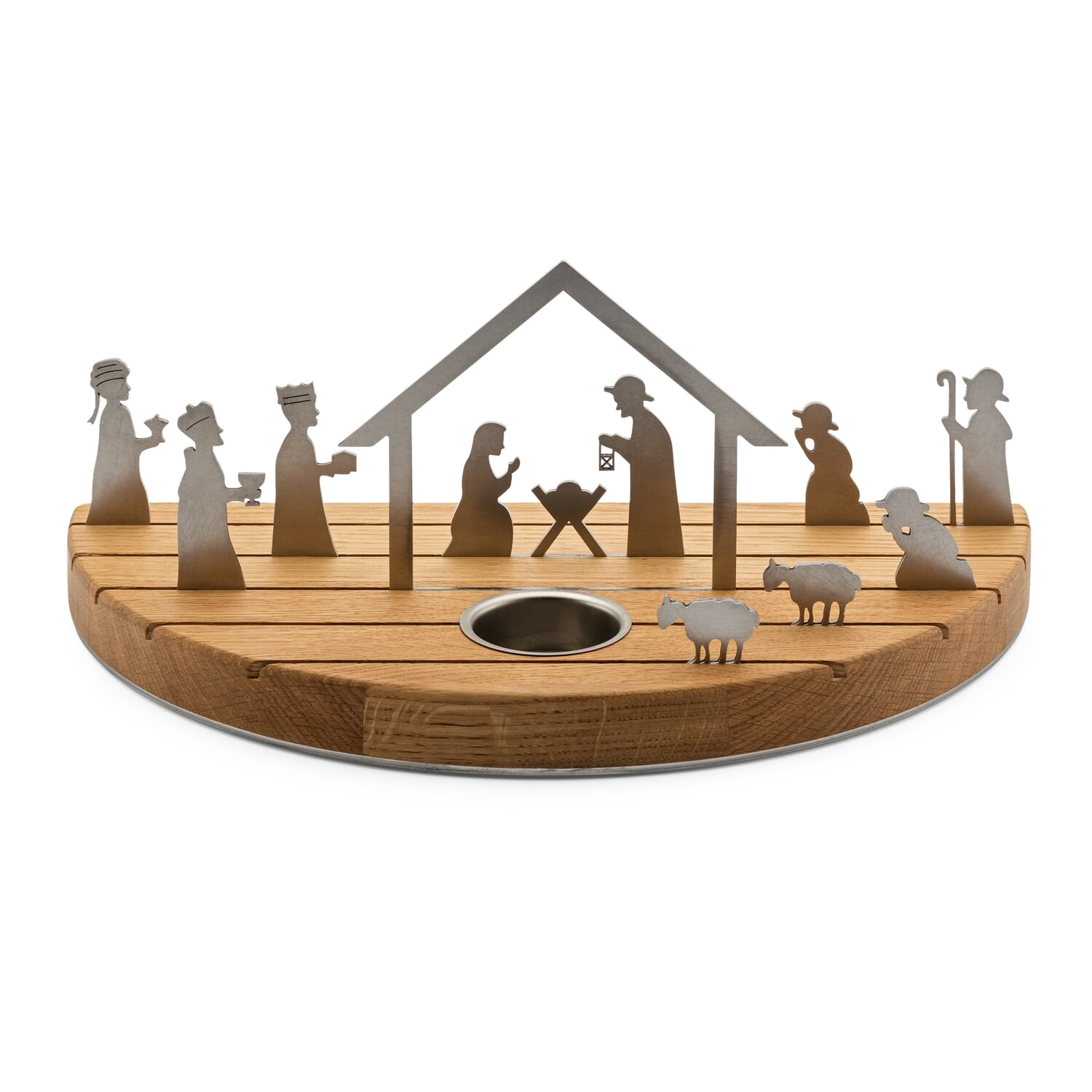 Christmas crib stainless steel