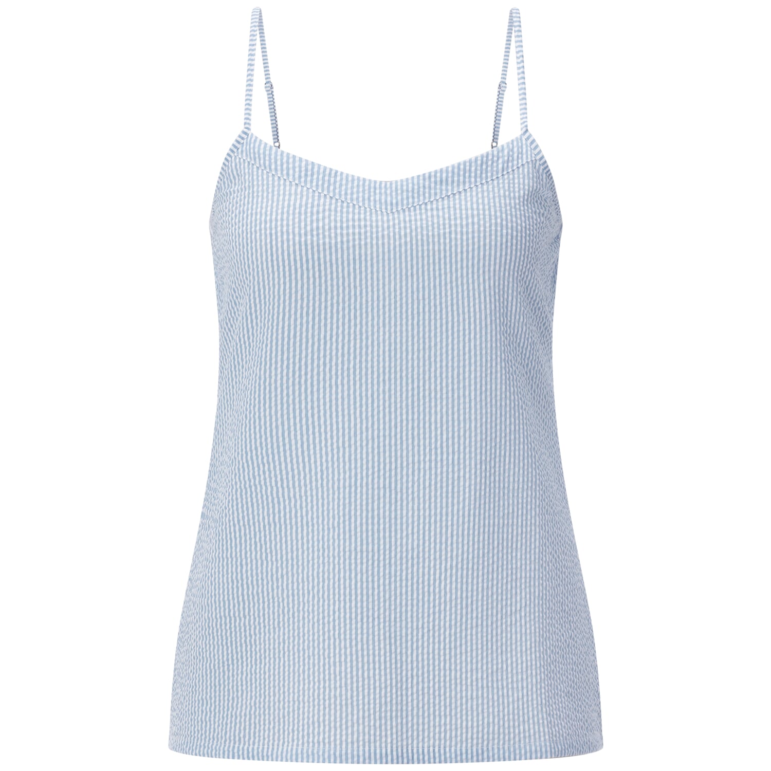 Ladies' seersucker pyjama top