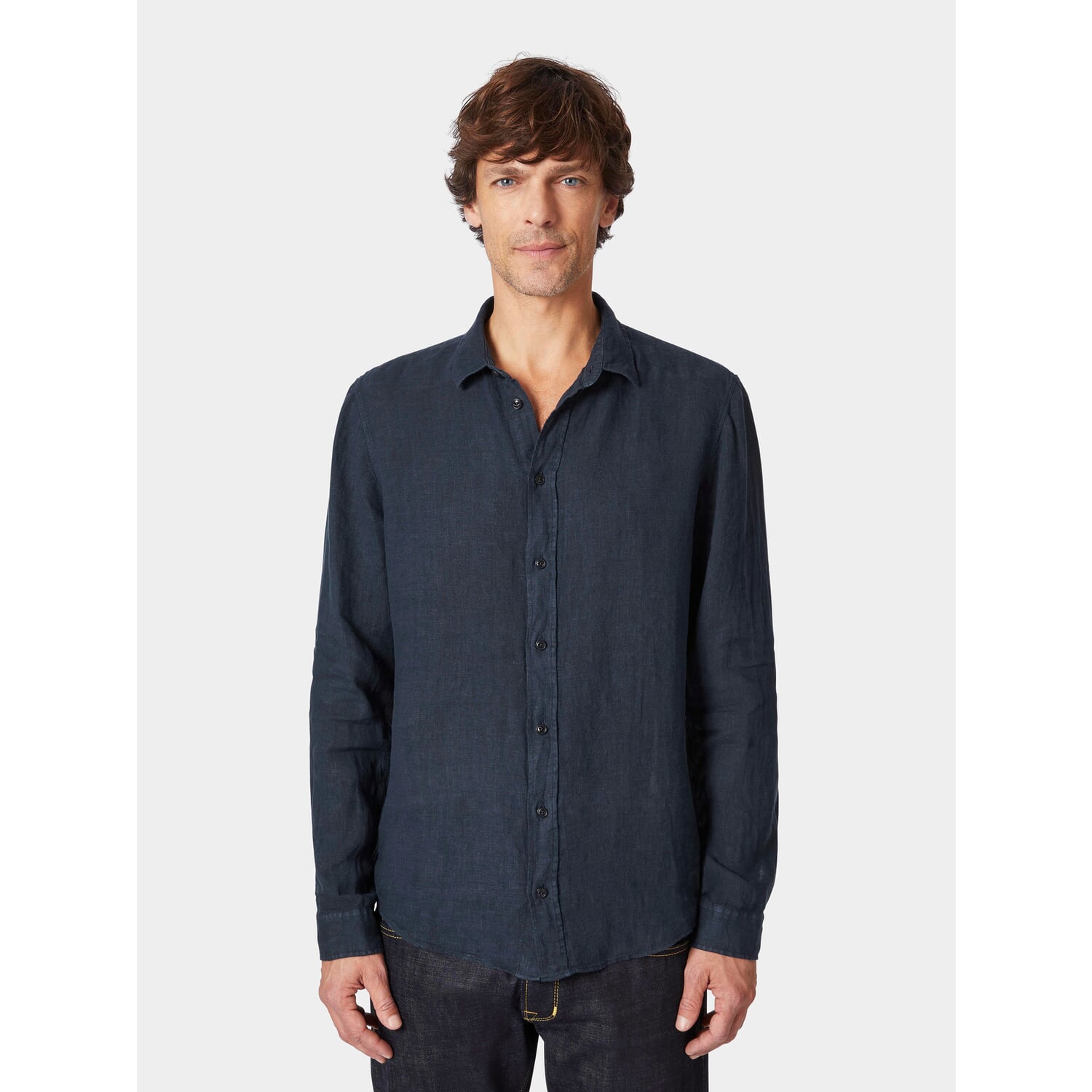 Men's linen shirt pre-washed