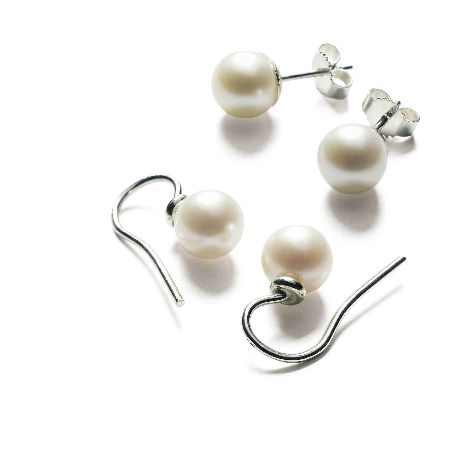 Earrings freshwater pearls
