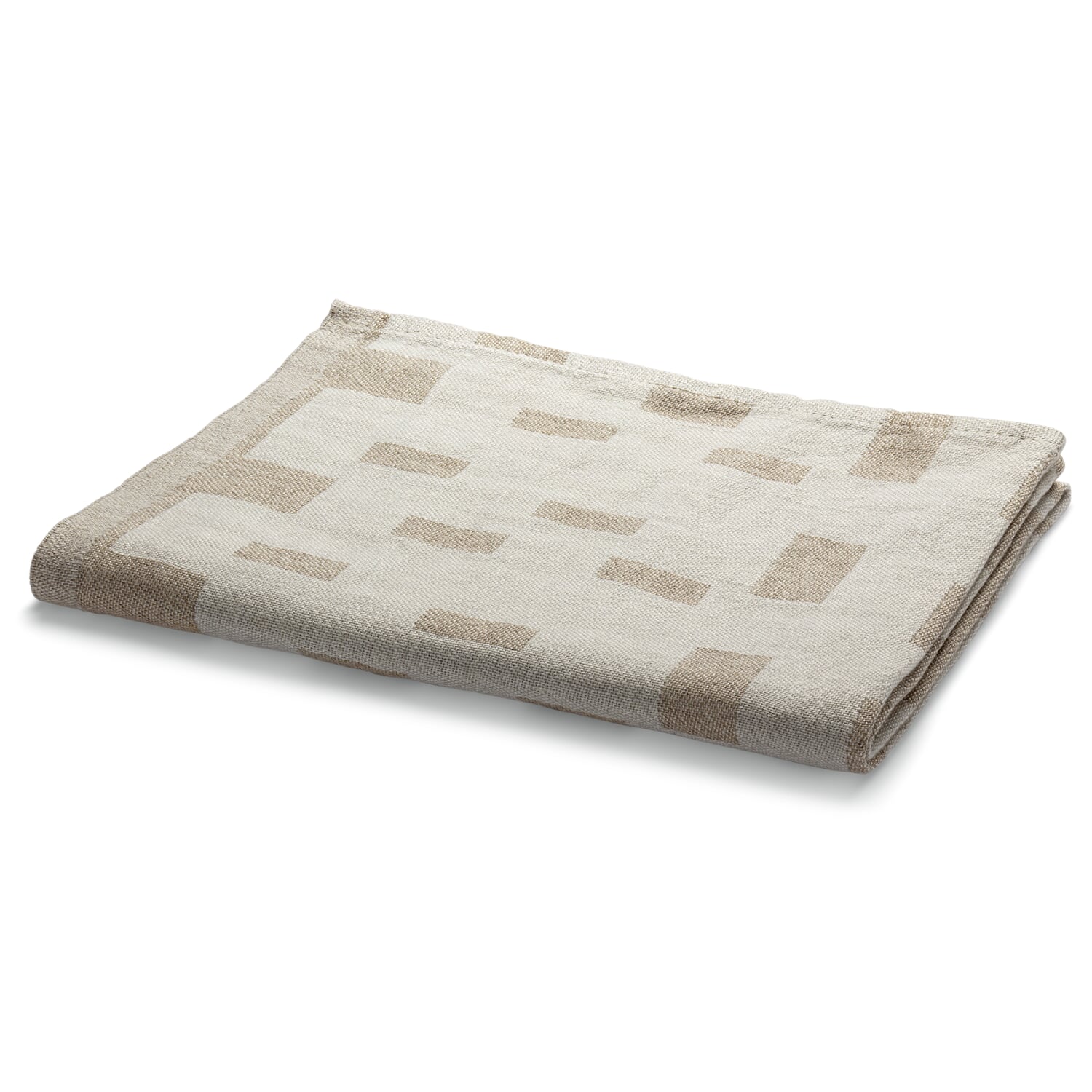 Tea towel linen diced