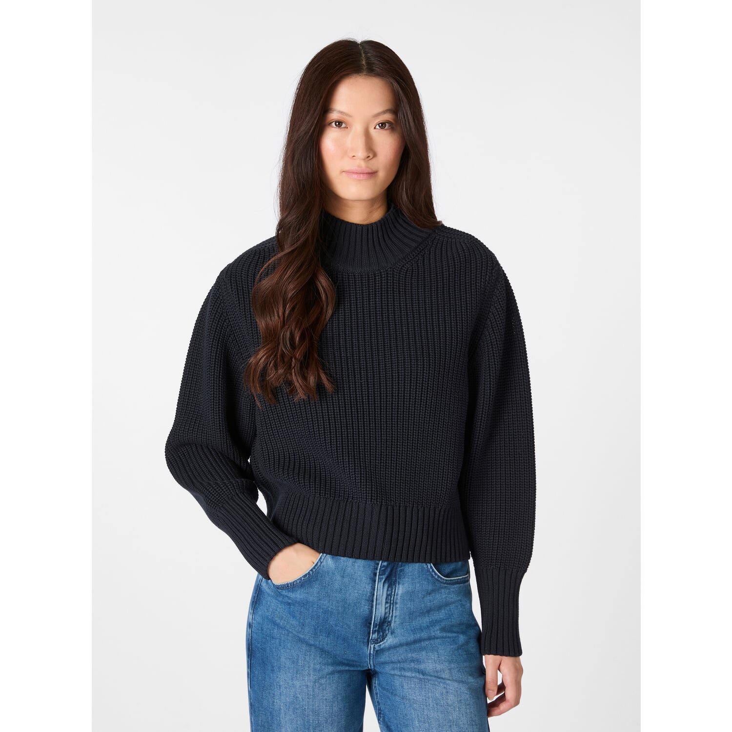 Ladies coarse knit sweater